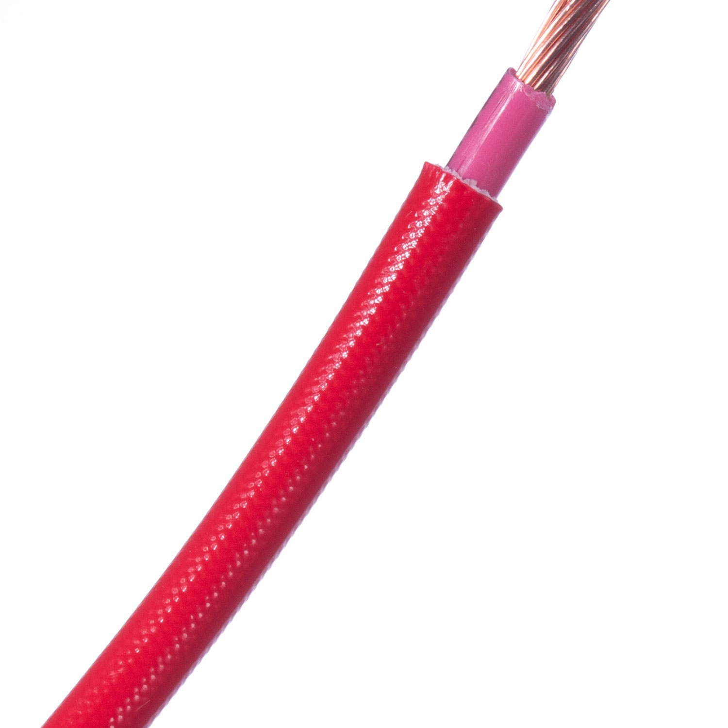Acryl Grade A Fiberglass 7 AWG - 30.48 m - Red