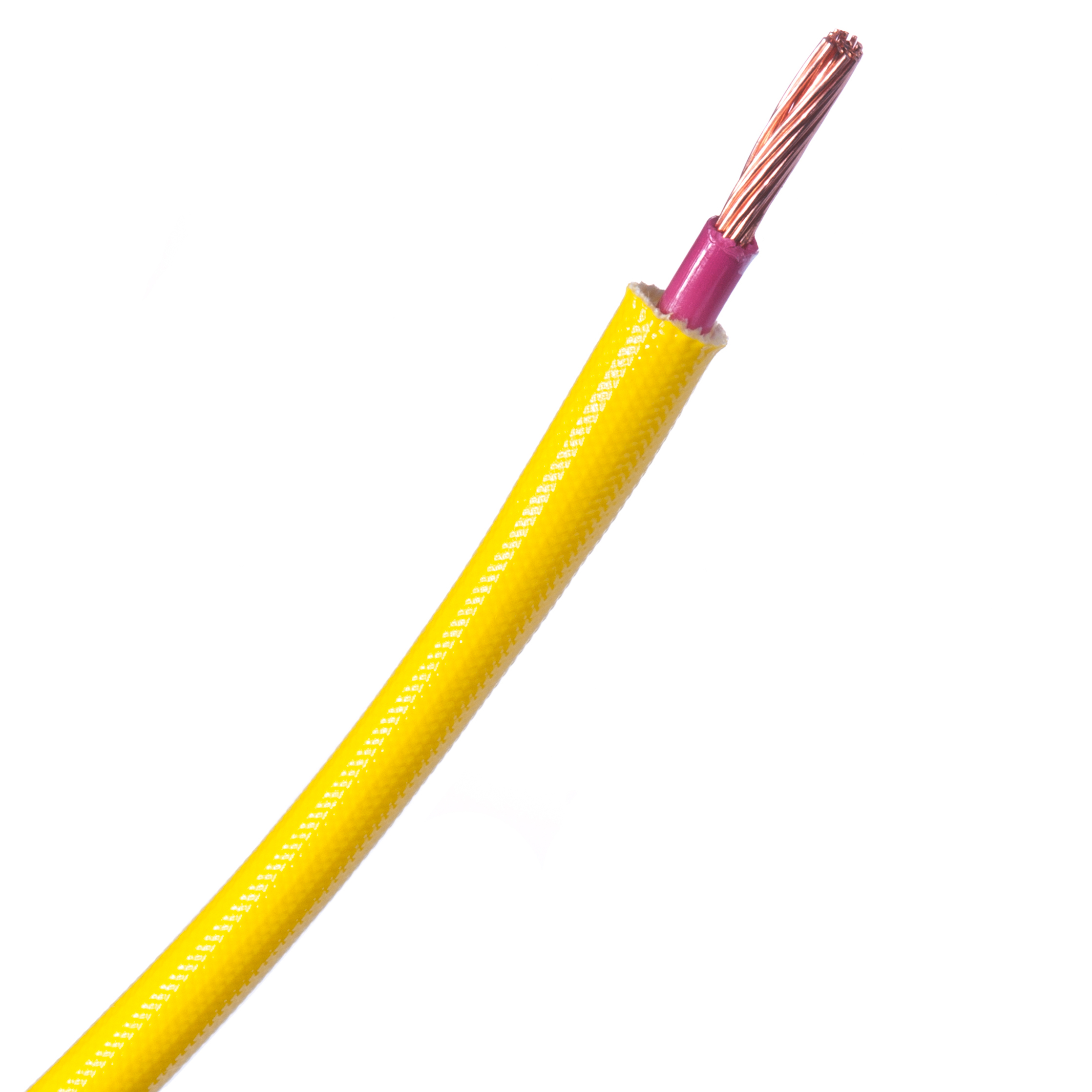 Acryl Grade C Fiberglass 6 AWG - 76.20 m - Yellow