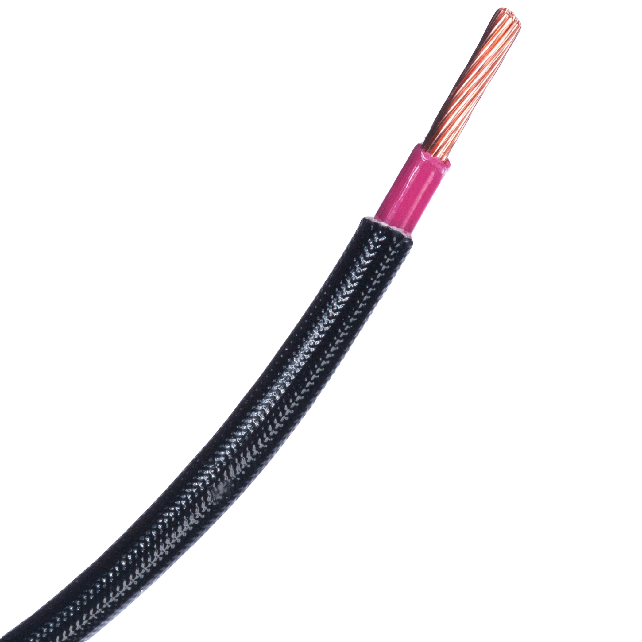 Acryl Grade C Fiberglass 11AWG - 30.48 m - Black