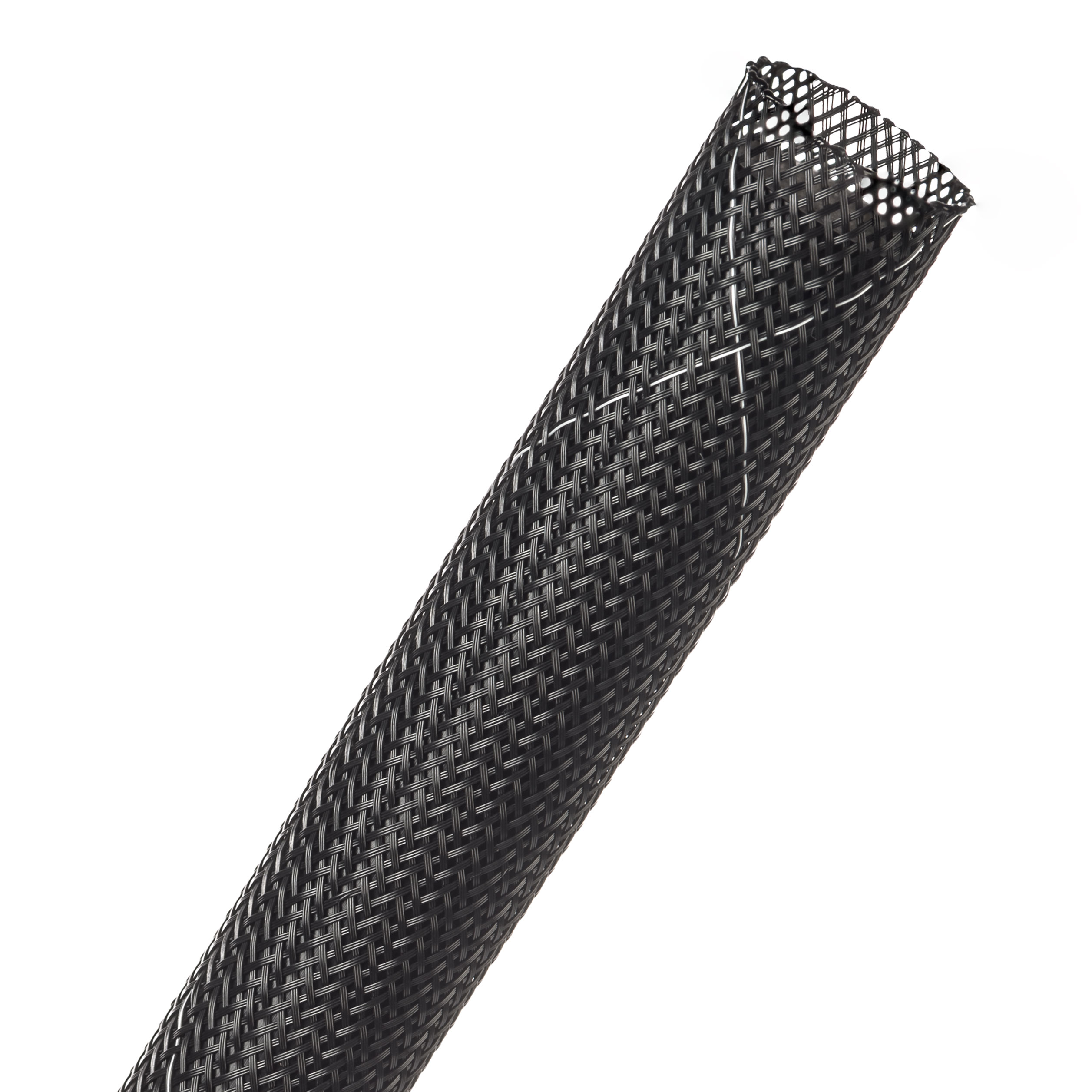 Clean Cut® Flame Retardant - 19 mm - 76.20 m - Black w/ White Tracer main product photo