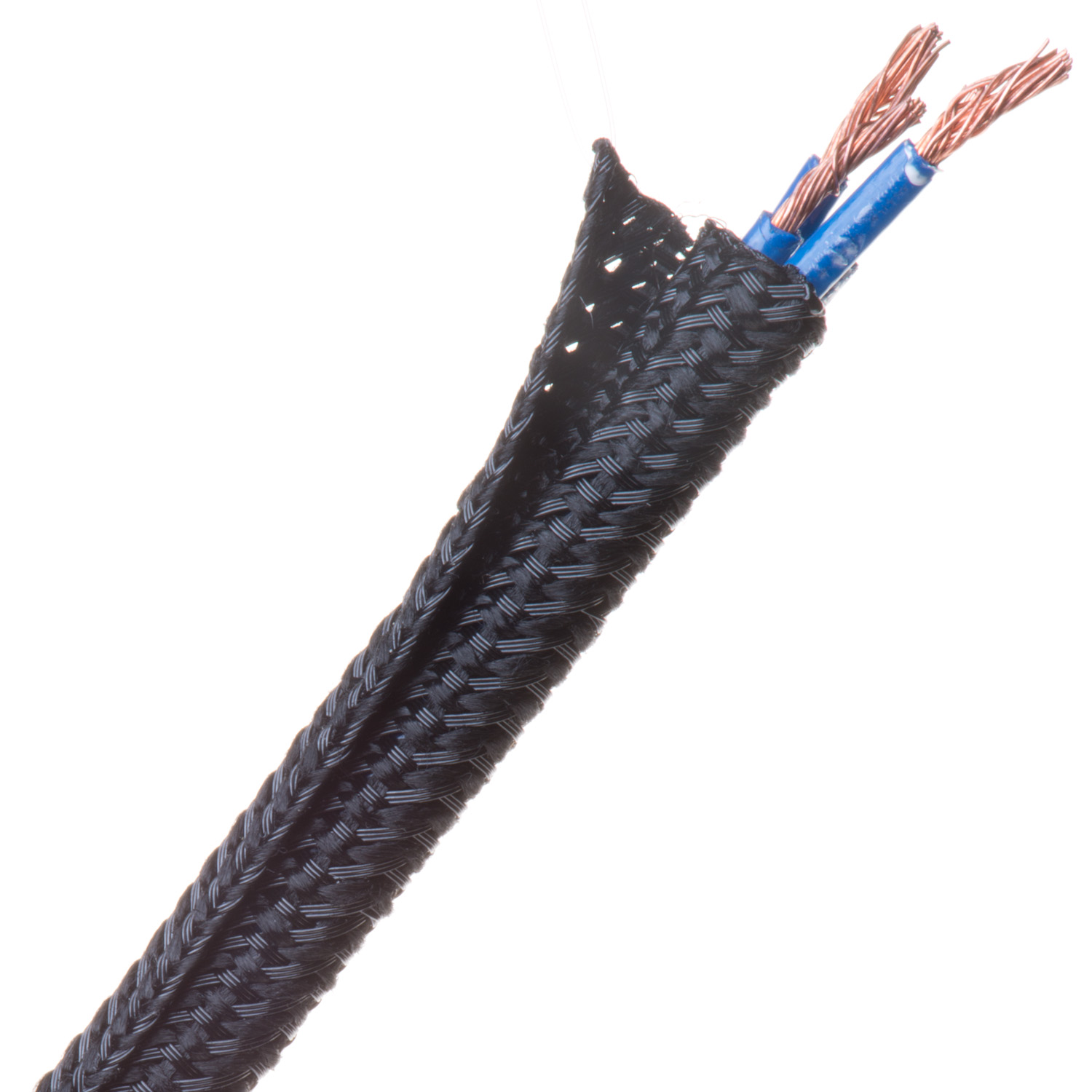 Flexo F6® Flame Retardant - 9.53 mm - 22.86 m - Black w/ White Tracer