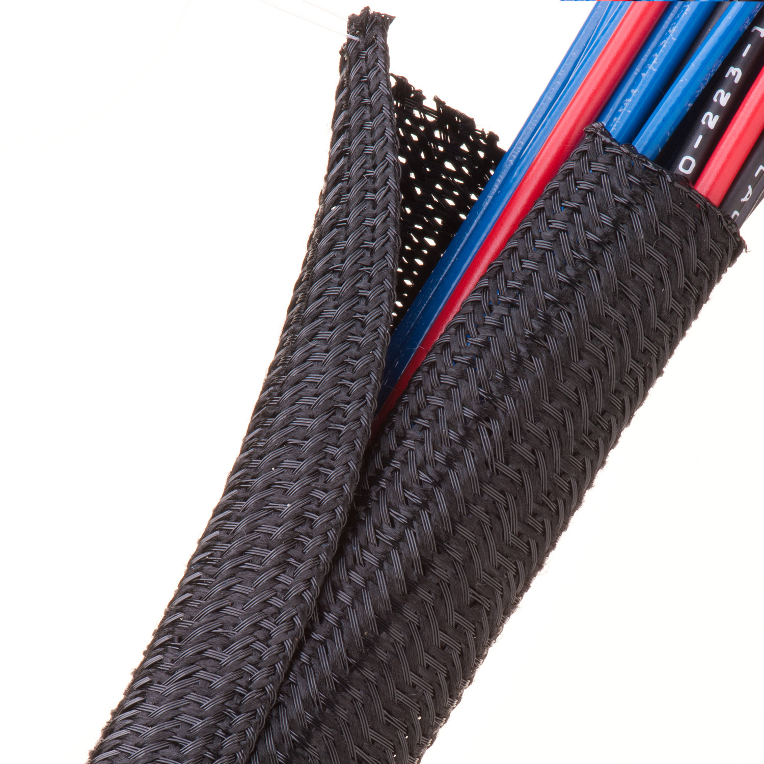 Flexo F6® Flame Retardant - 19 mm - 15.24 m - Black w/ White Tracer