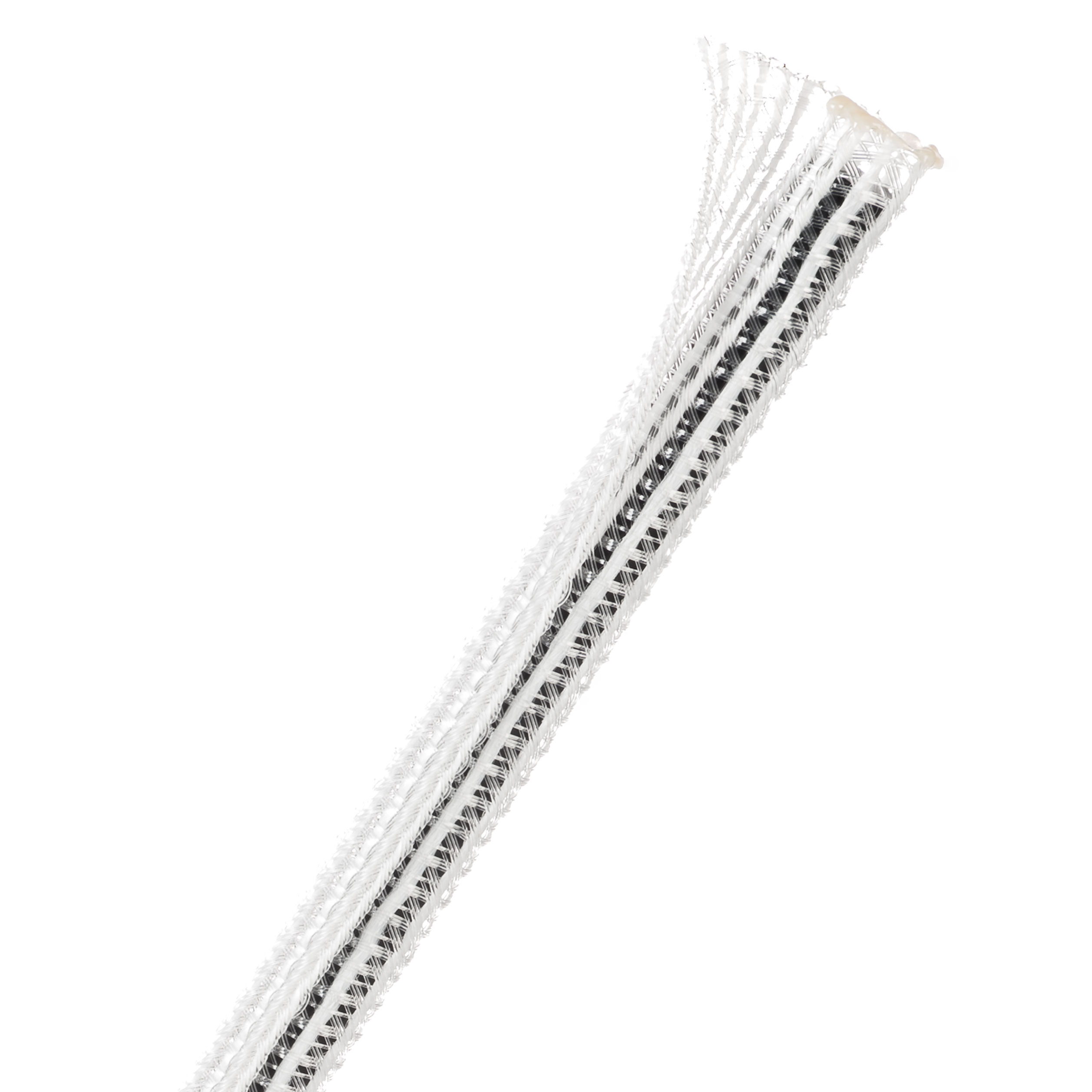 Techflex Flexo F6 - F6N0.25CW-200FT - Split Braided Sleeving - 6.35 mm - 60.96 m - Clear main product photo