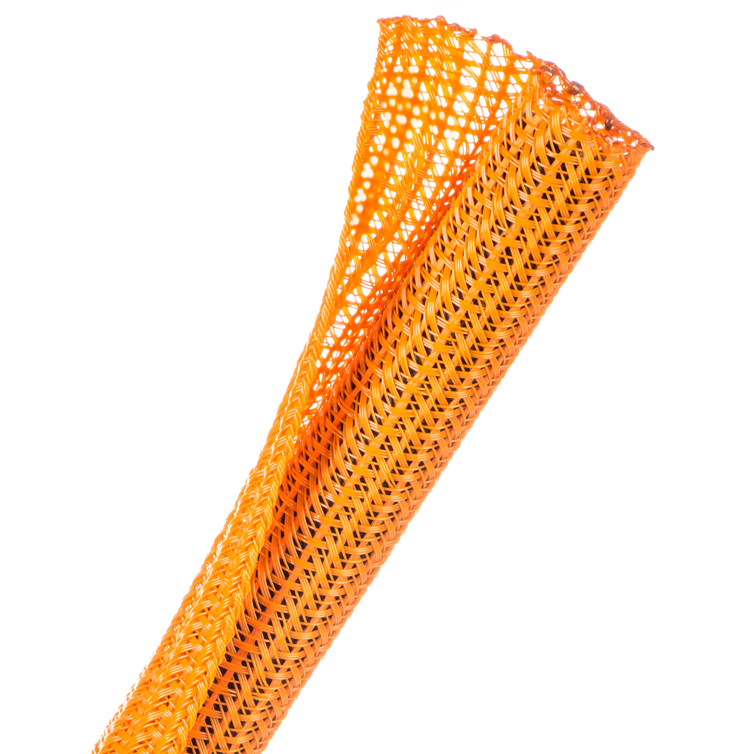 Techflex Flexo F6 - F6N0.50OR-1200FT - Split Braided Sleeving - 12.7 mm - 365.74 m - Orange