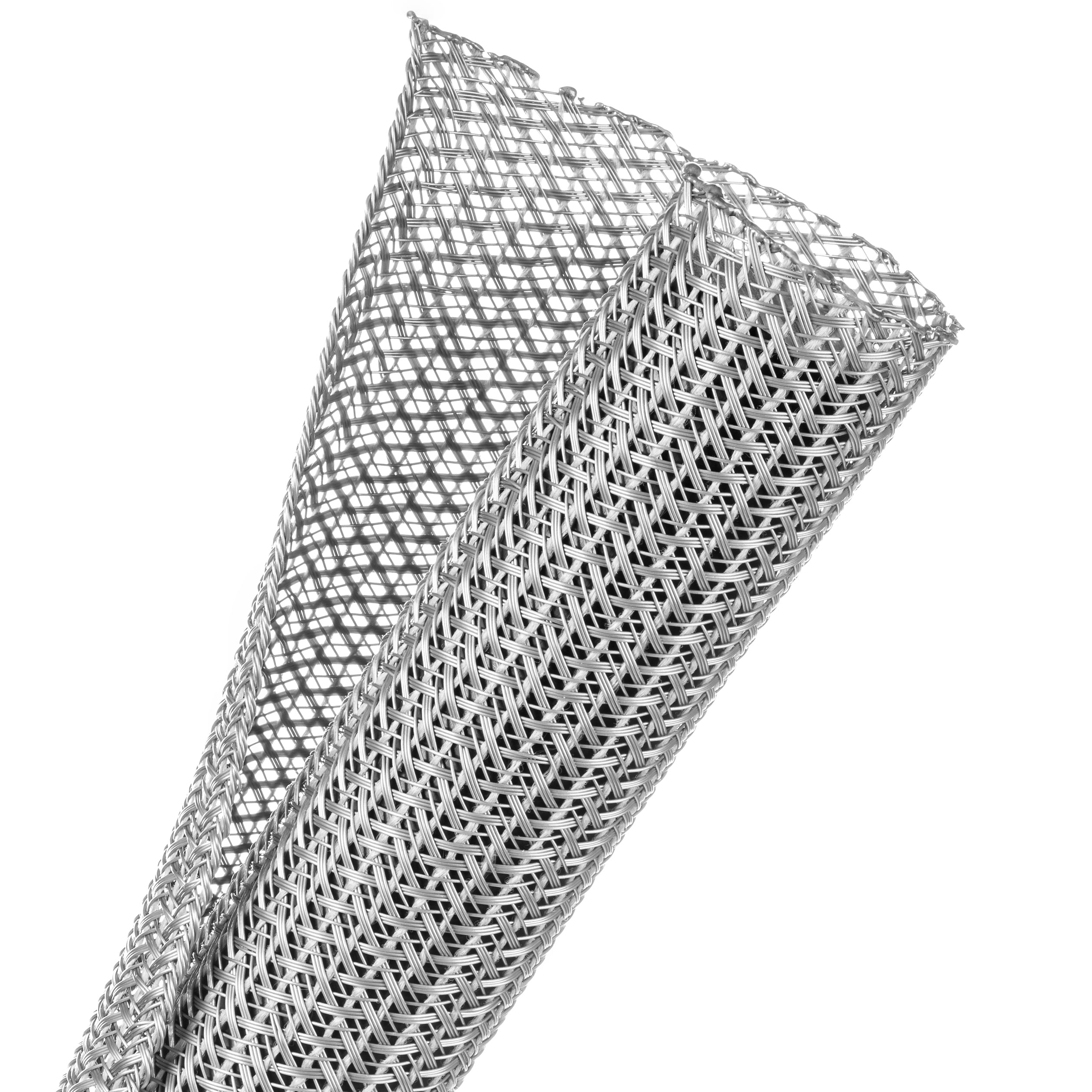 Techflex Flexo F6 - F6N1.25PG-250FT - Split Braided Sleeving - 31.75 mm - 76.20 m - Gray