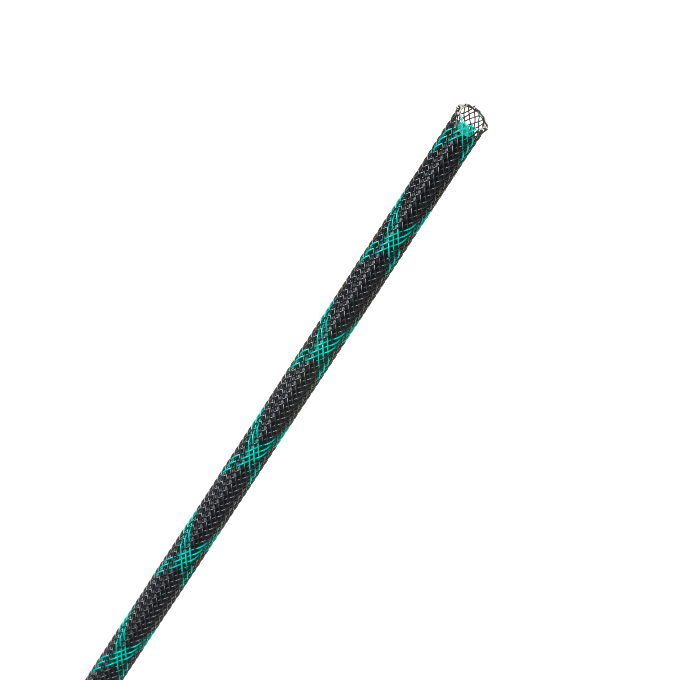 Flexo® Flame Retardant - 3.18 mm - 68.58 m - Black/Green Spyder main product photo