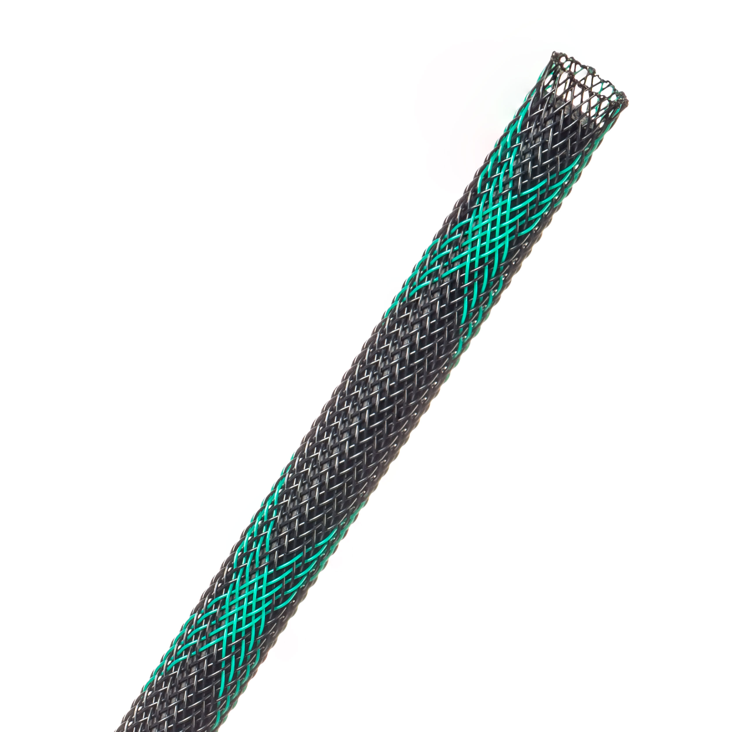 Flexo® Flame Retardant - 6.35 mm - 33.53 m - Black/Neon Green Spyder