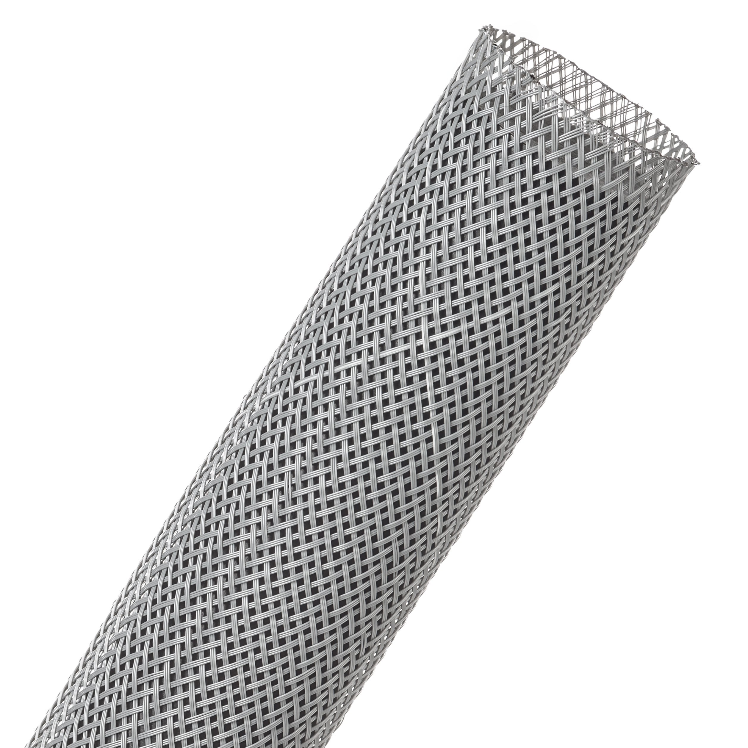 Flexo® Flame Retardant - 31.75 mm - 76.20 m - Gray w/ White Tracer