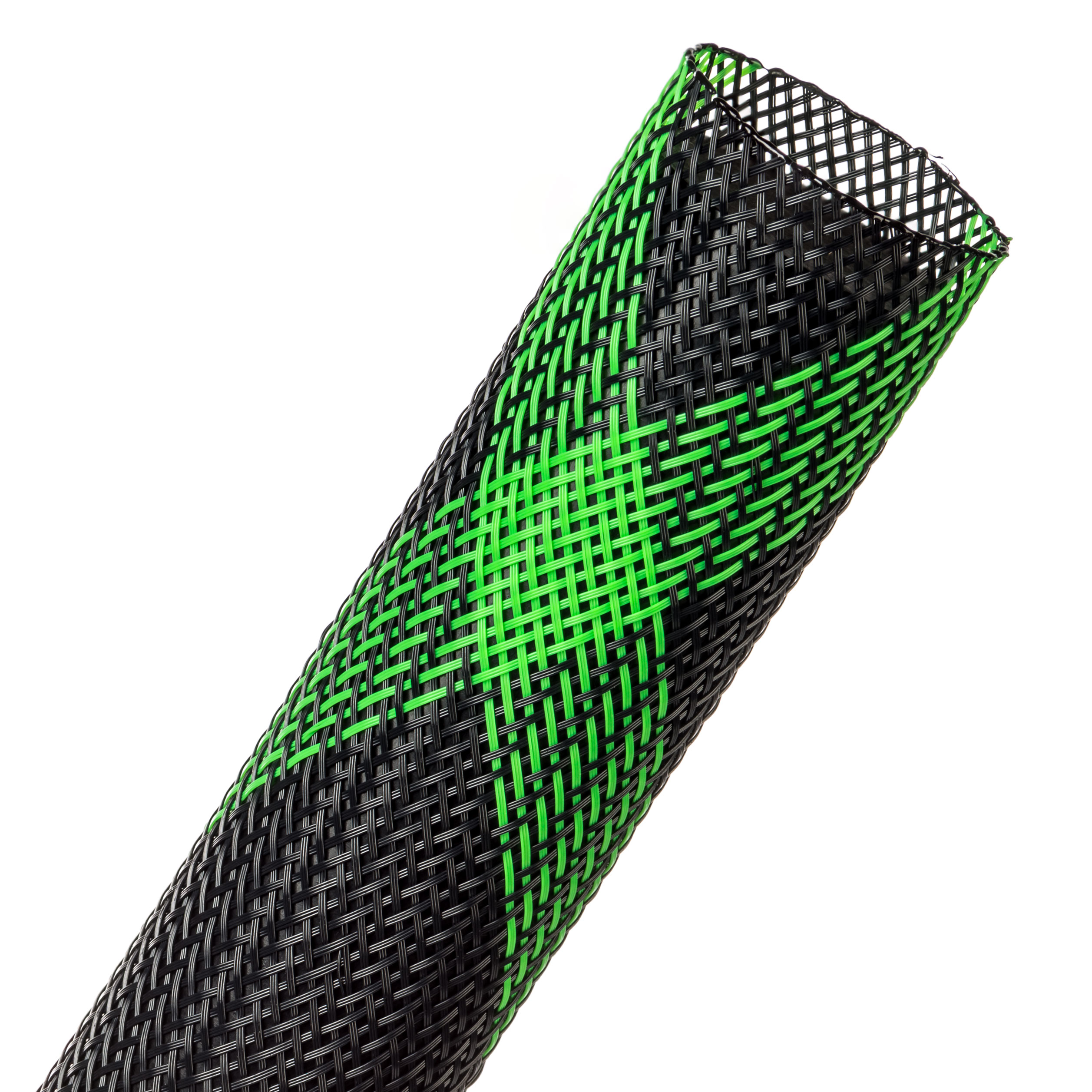 Flexo® Flame Retardant - 31.75 mm - 7.62 m - Black/Green Spyder