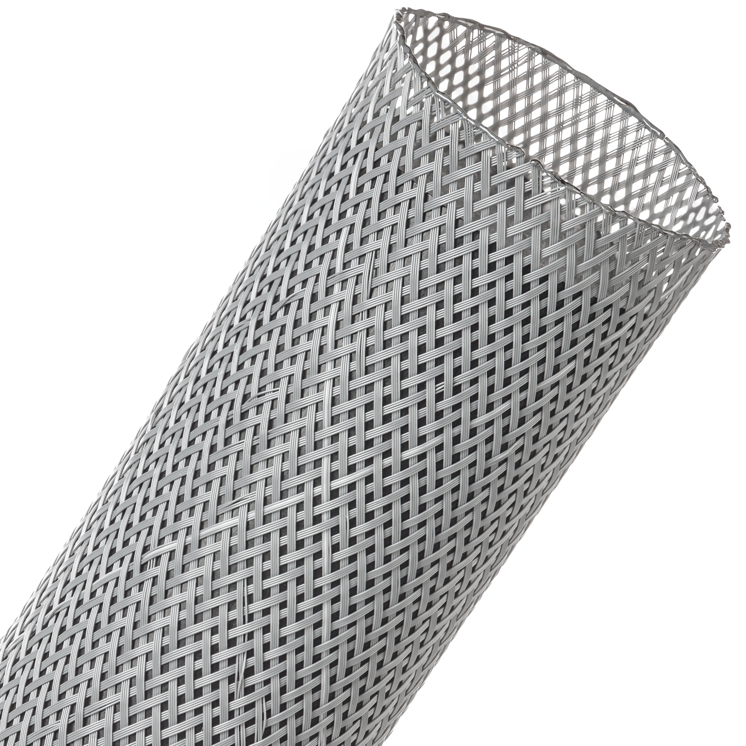 Flexo® Flame Retardant - 44.45 mm - 9.14 m - Gray w/ White Tracer main product photo