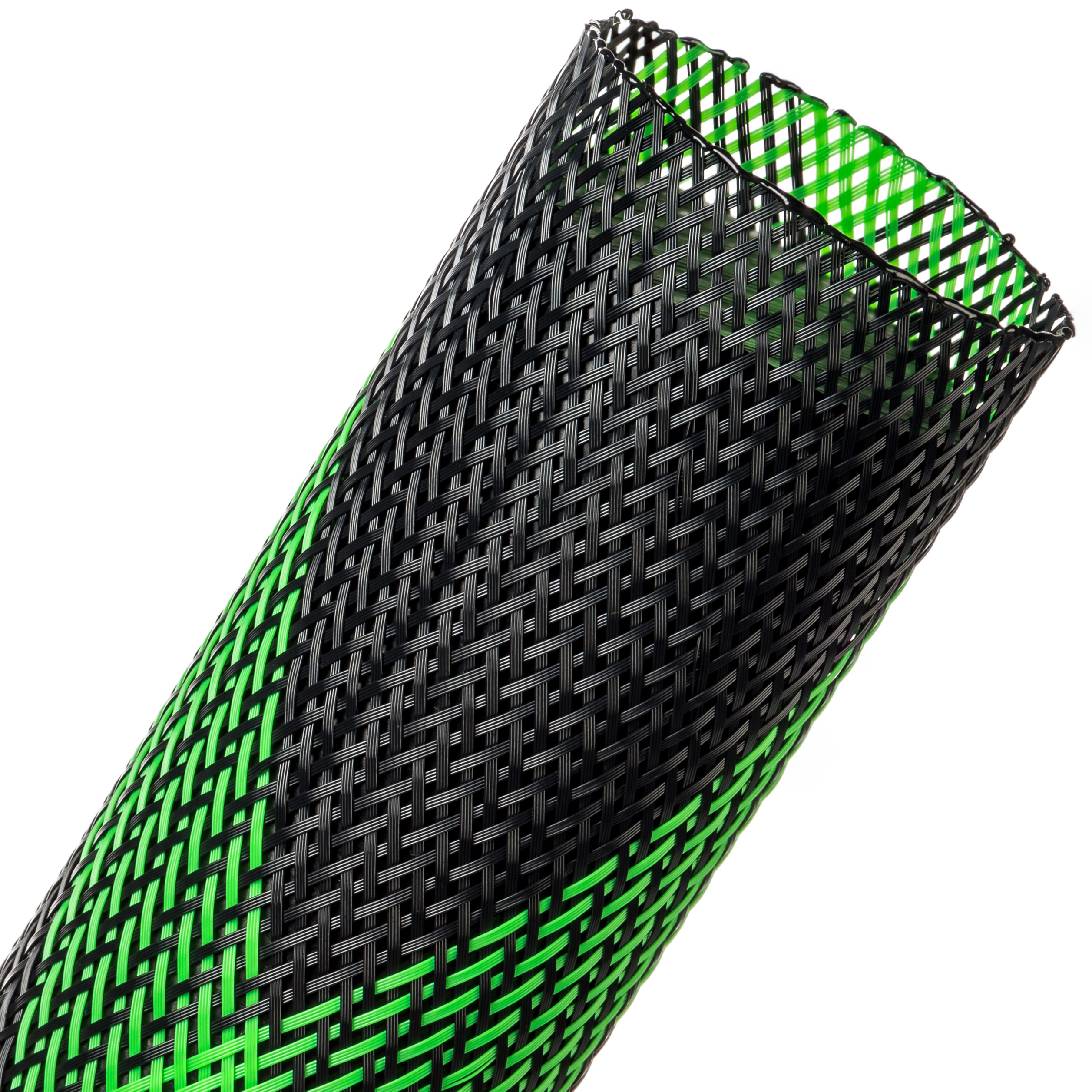 Flexo® Flame Retardant - 44.45 mm - 304.79 m - Black/Neon Green Spyder main product photo