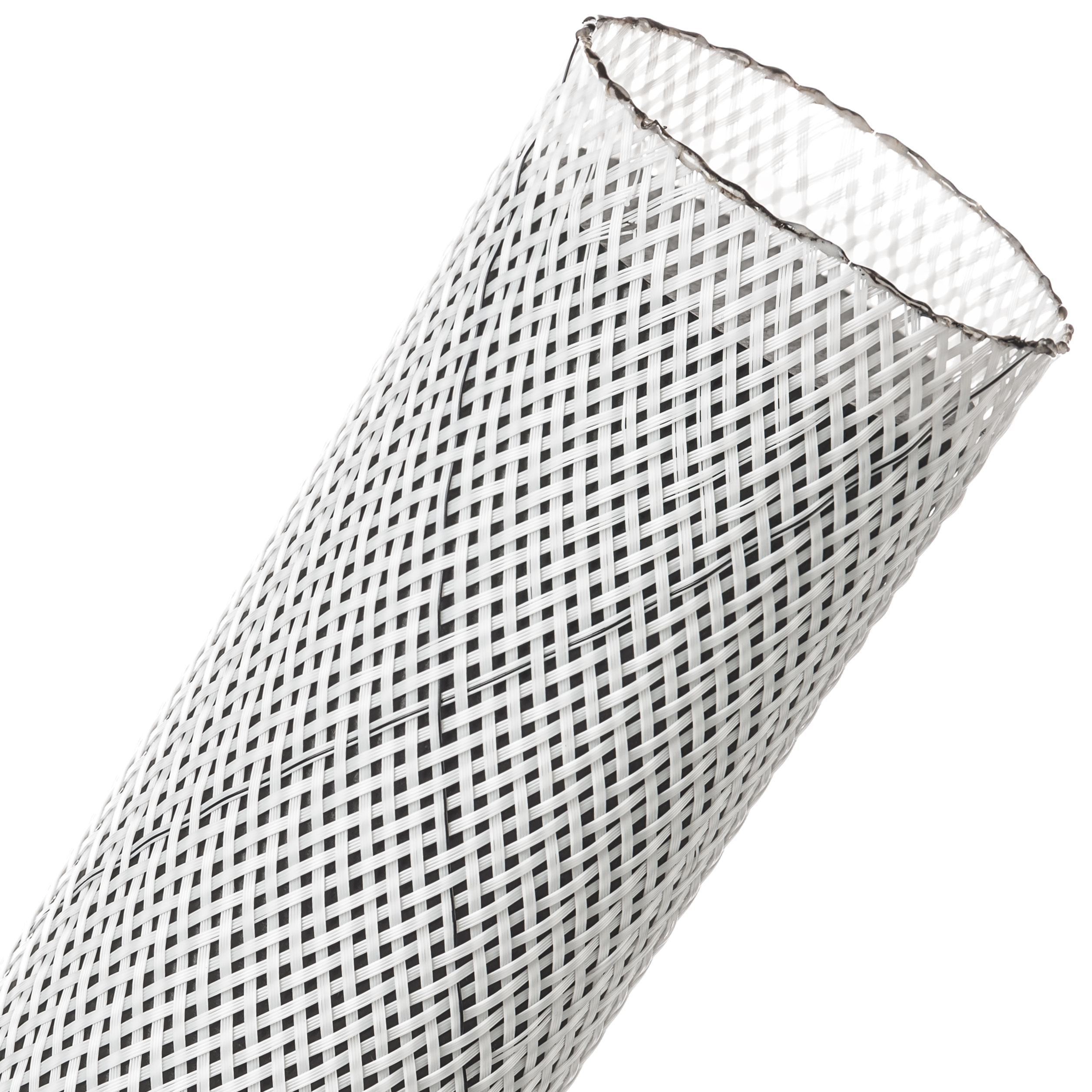 Flexo® Flame Retardant - 44.45 mm - 4.57 m - White w/ Black Tracer main product photo