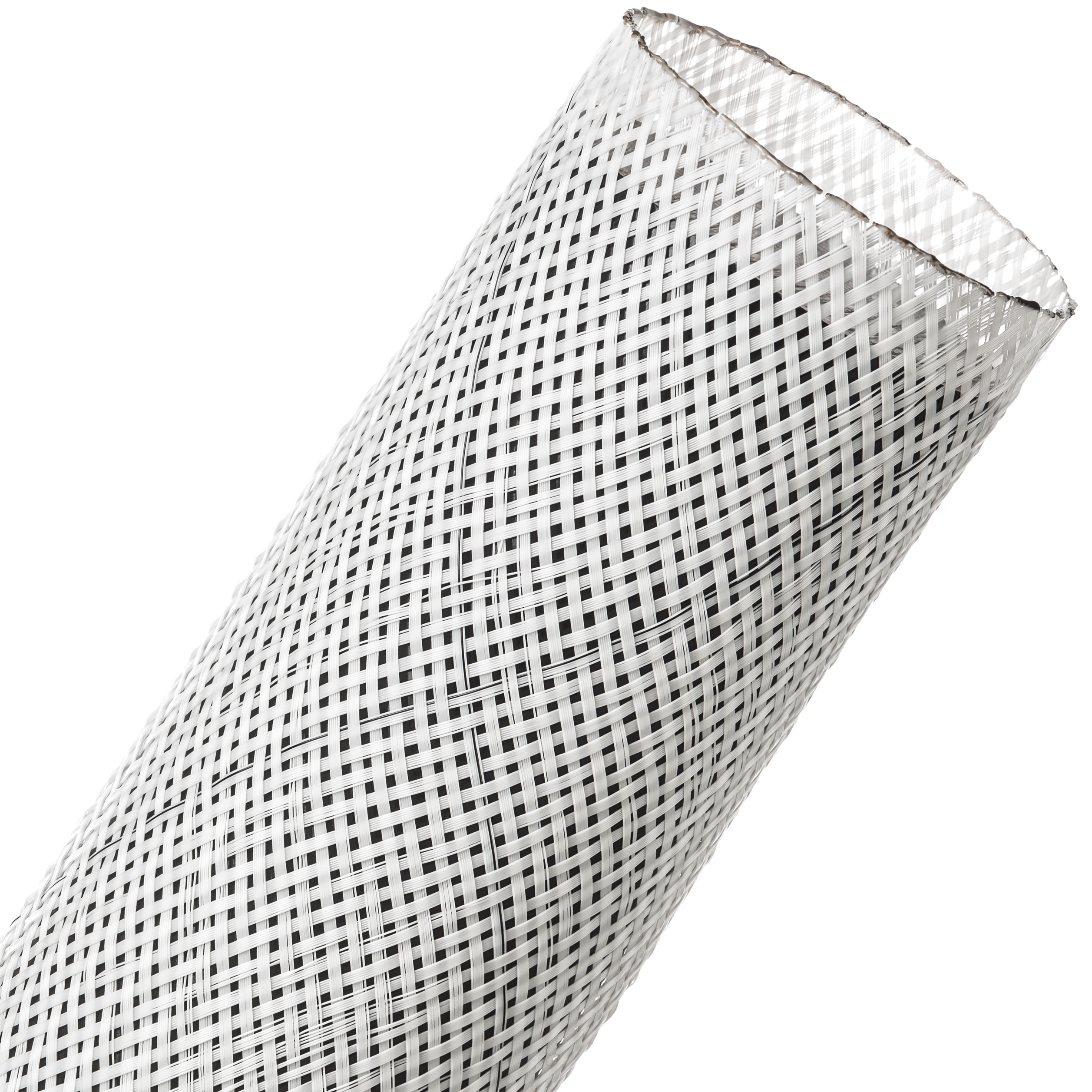 Flexo® Flame Retardant - 63.5 mm - 60.96 m - White w/ Black Tracer main product photo