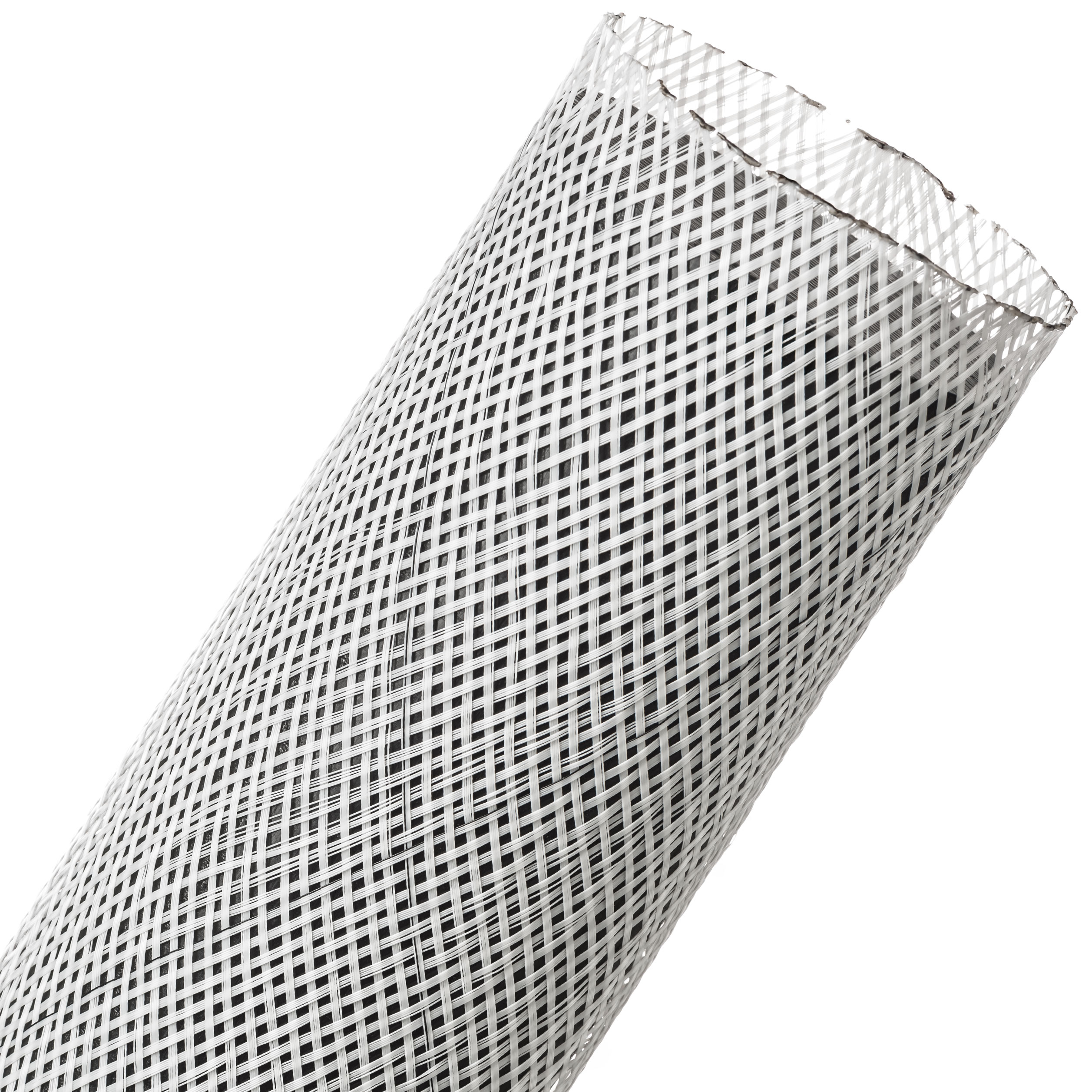 Flexo® Flame Retardant - 76.2 mm - 30.48 m - White w/ Black Tracer