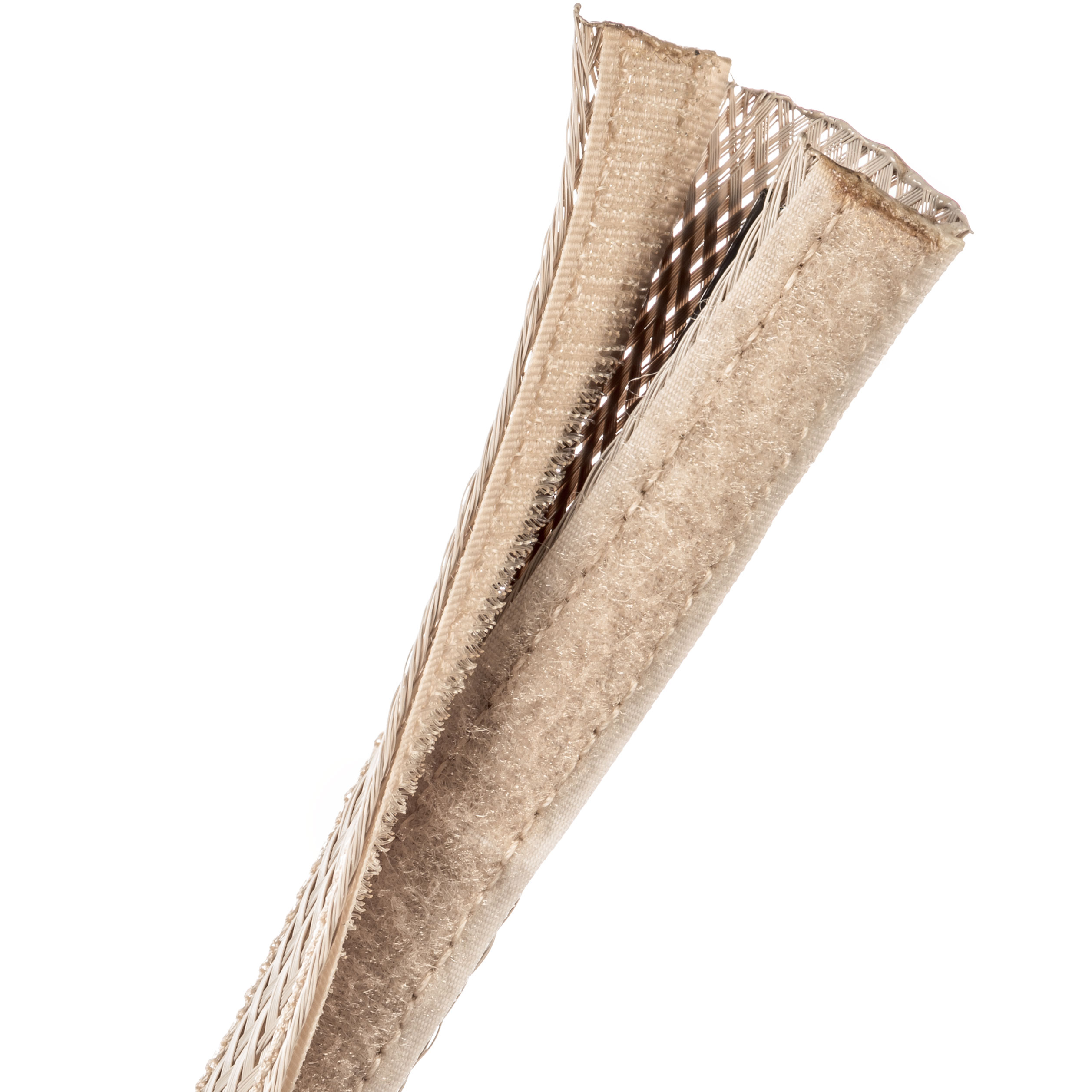 Techflex Flexo Wrap - FWN0.75BE-15FT - Split Cable Protector - 19 mm - 4.57 m - Beige