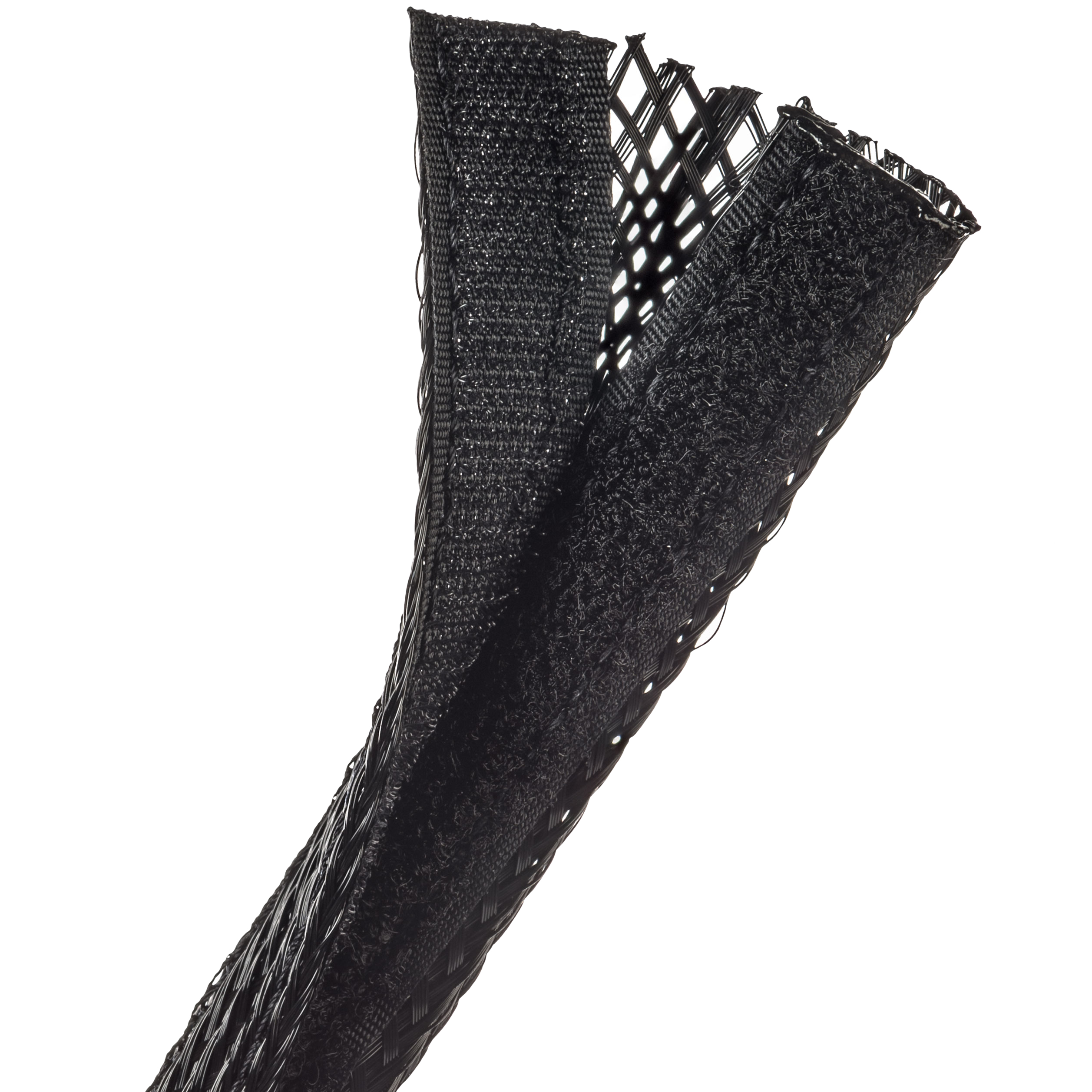 Techflex Flexo Wrap - FWN0.75BK-15FT - Split Cable Protector - 19 mm - 4.57 m - Black