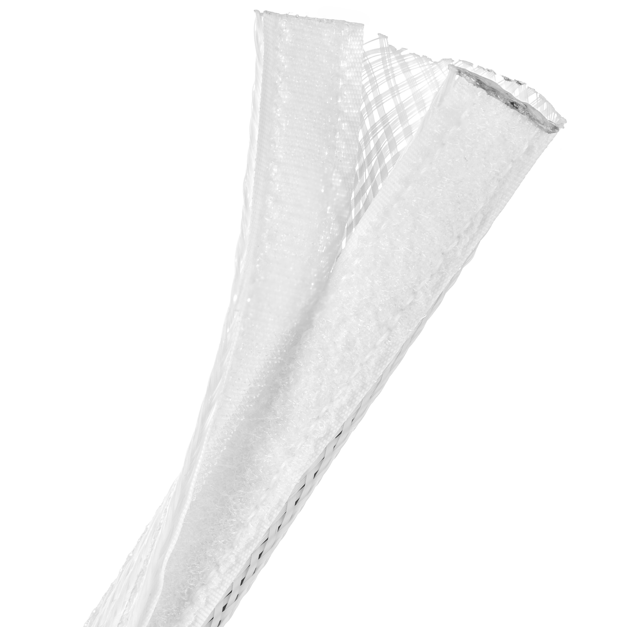 Techflex Flexo Wrap - FWN0.75WH-15FT - Split Cable Protector - 19 mm - 4.57 m - White