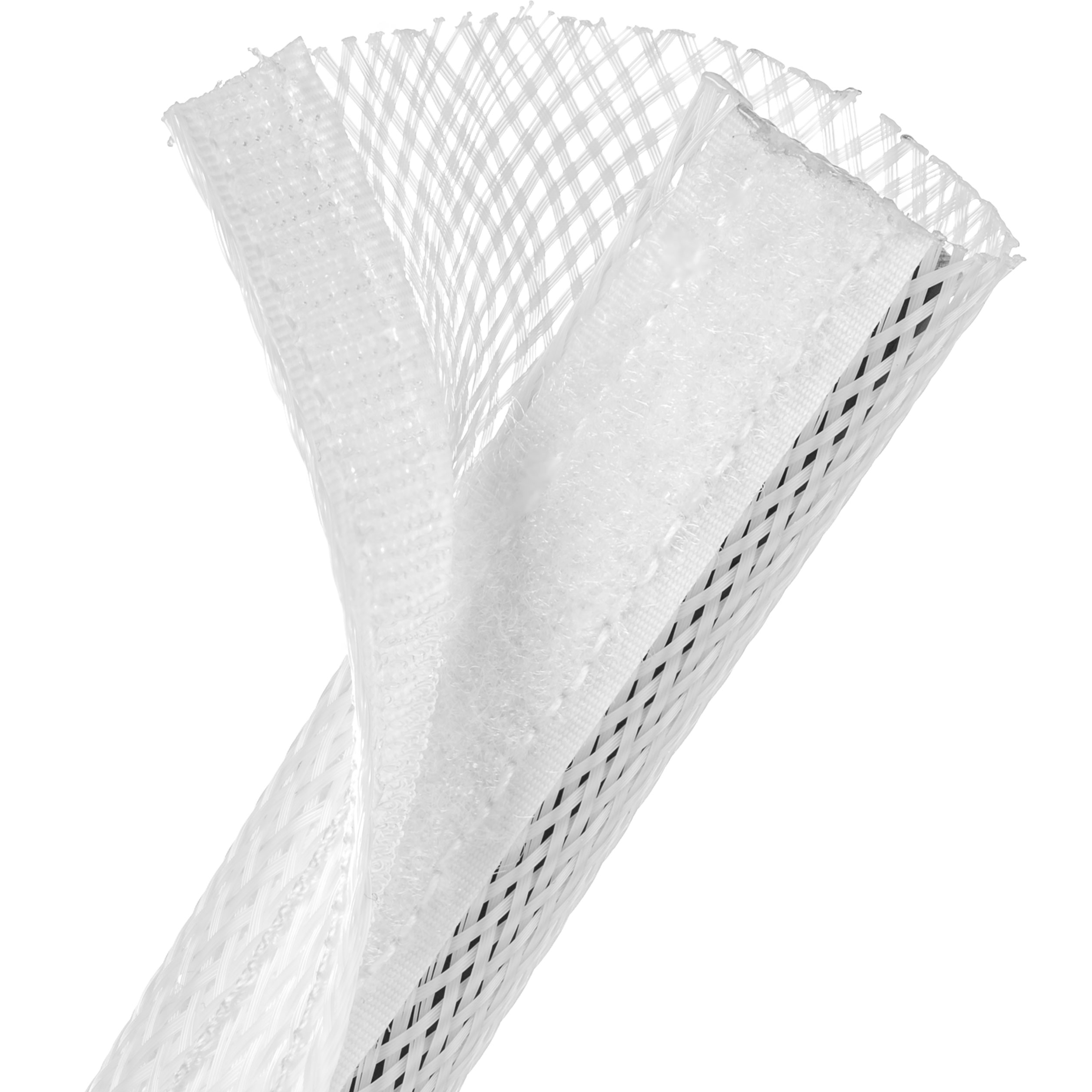 Techflex Flexo Wrap - FWN1.25WH-12FT - Protector de Cables Dividido - 31.75 mm - 3.66 m - Blanco main product photo