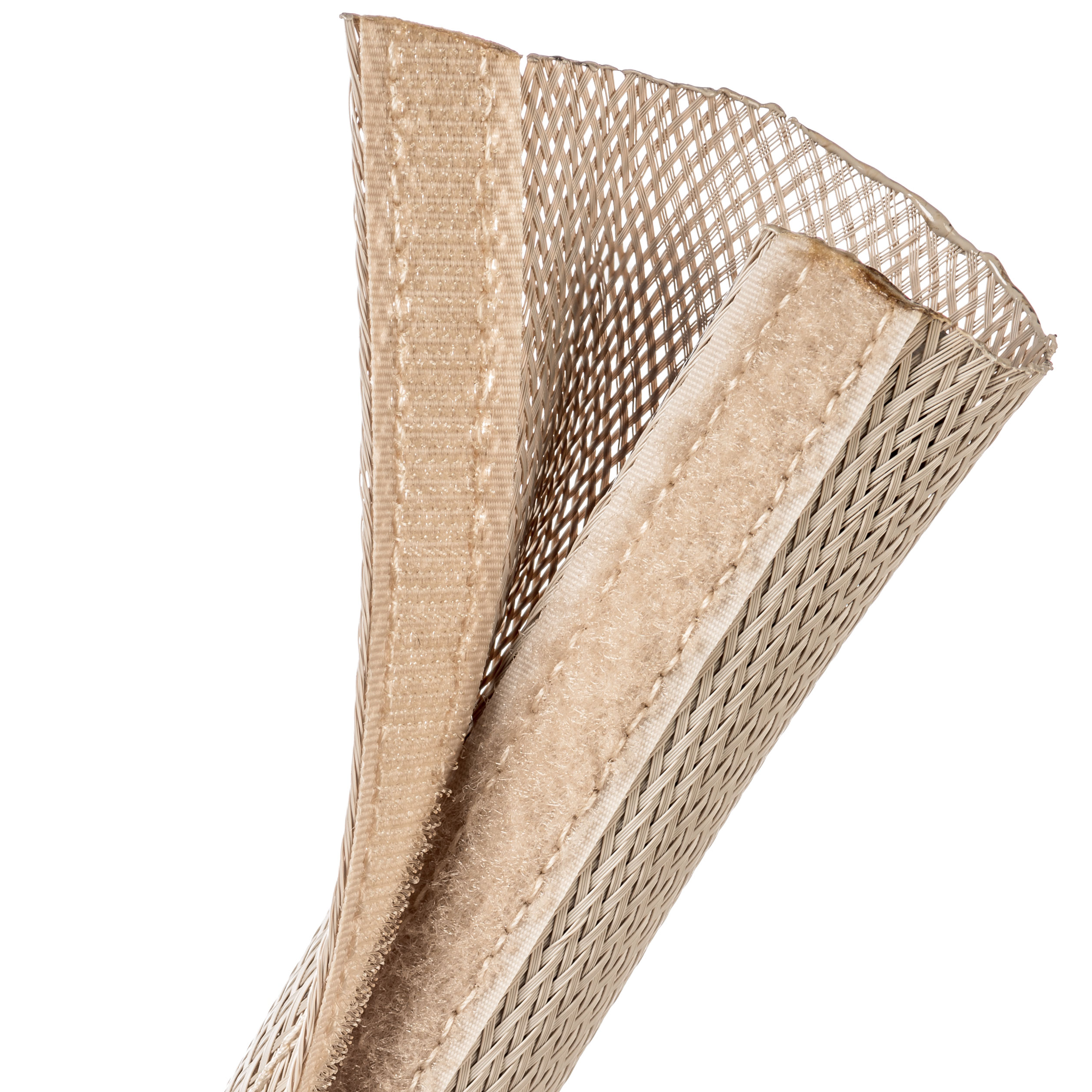 Techflex Flexo Wrap - FWN2.00BE-10FT - Split Cable Protector - 50.8 mm - 3.05 m - Beige main product photo