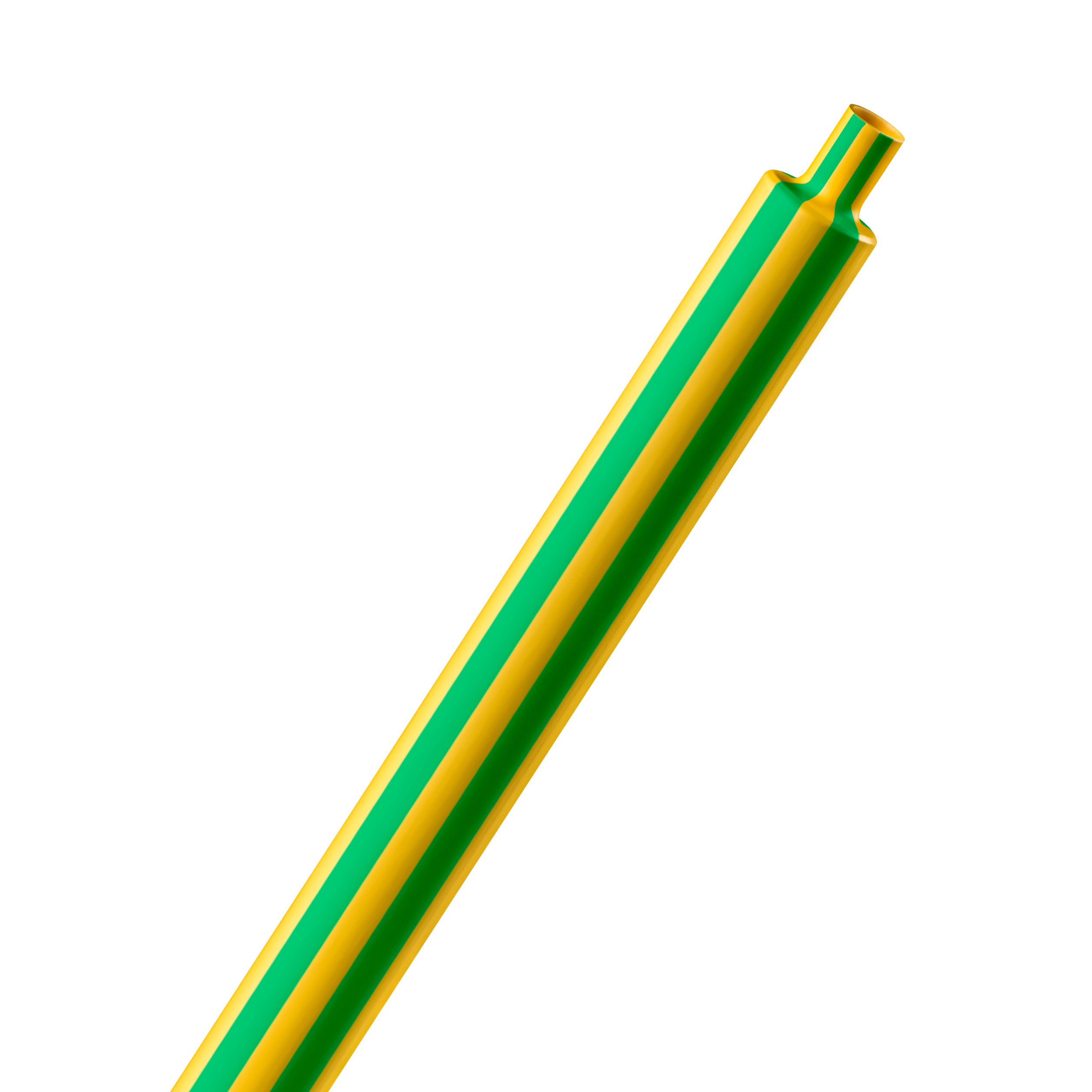 Shrinkflex® 2:1 Polyolefin - 6.35 mm - 7.62 m - Yellow/Green main product photo