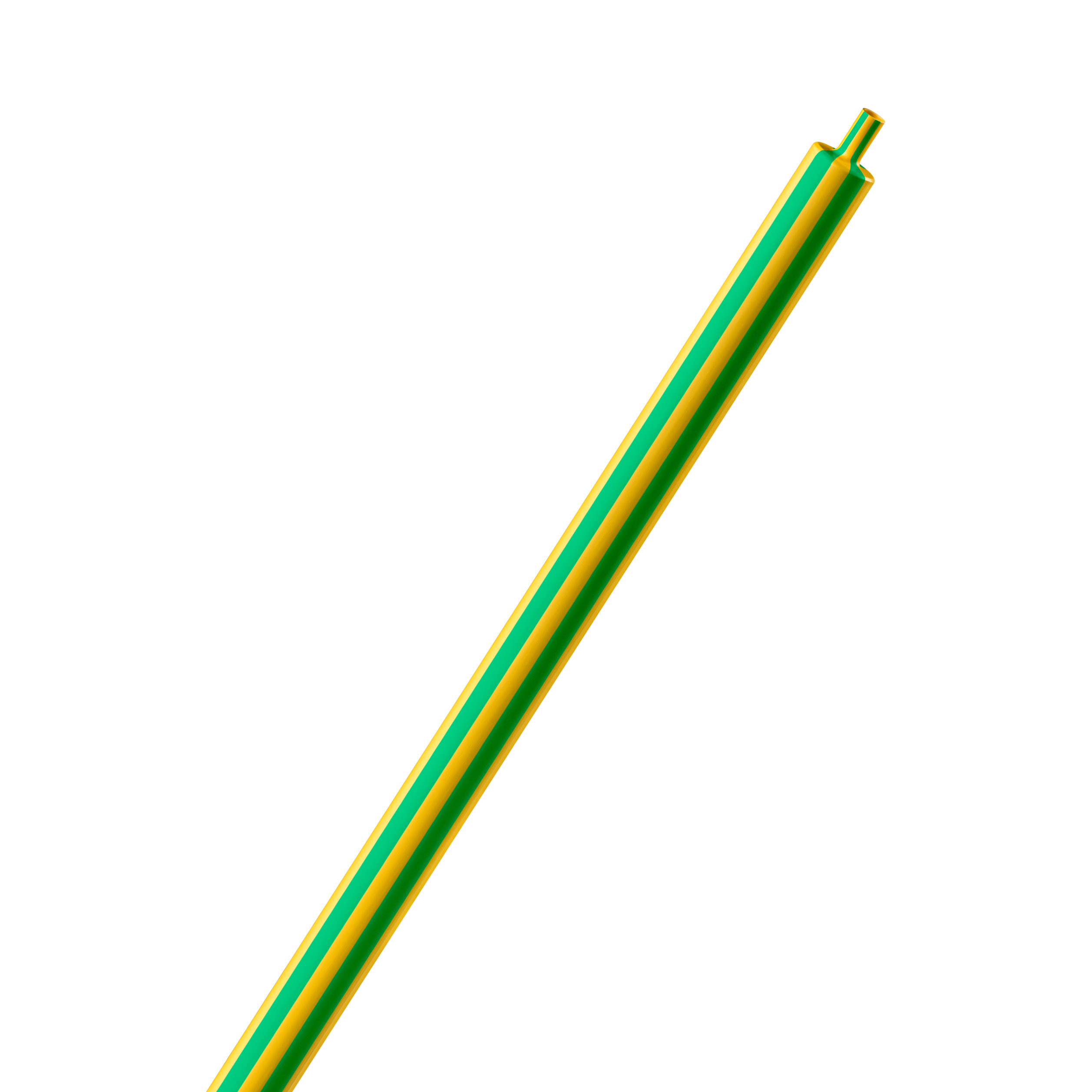 Shrinkflex® 3:1 Polyolefin - 3.18 mm - 7.62 m - Yellow/Green main product photo