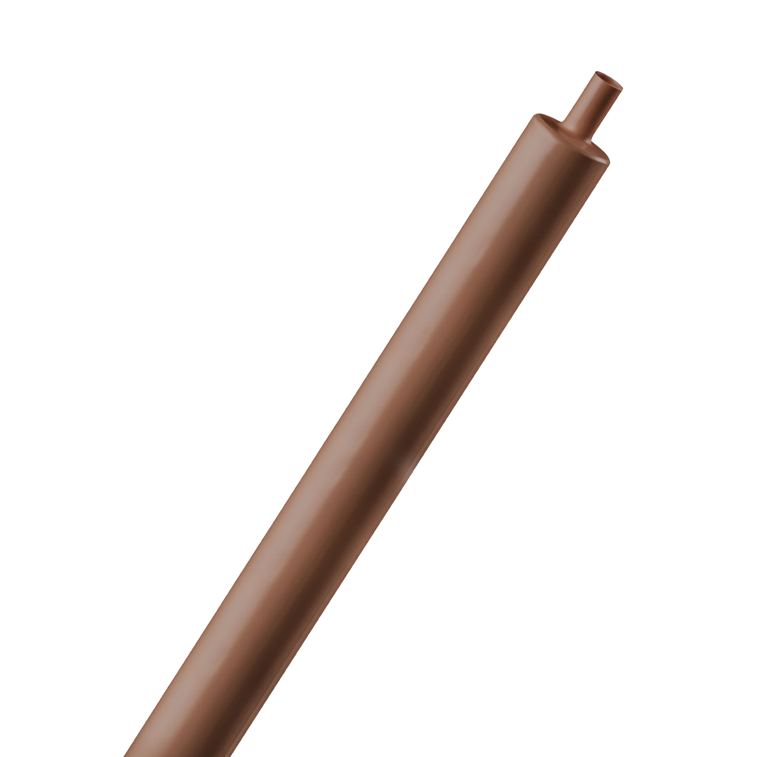Shrinkflex® 3:1 Polyolefin - 6.35 mm - 7.62 m - Brown main product photo