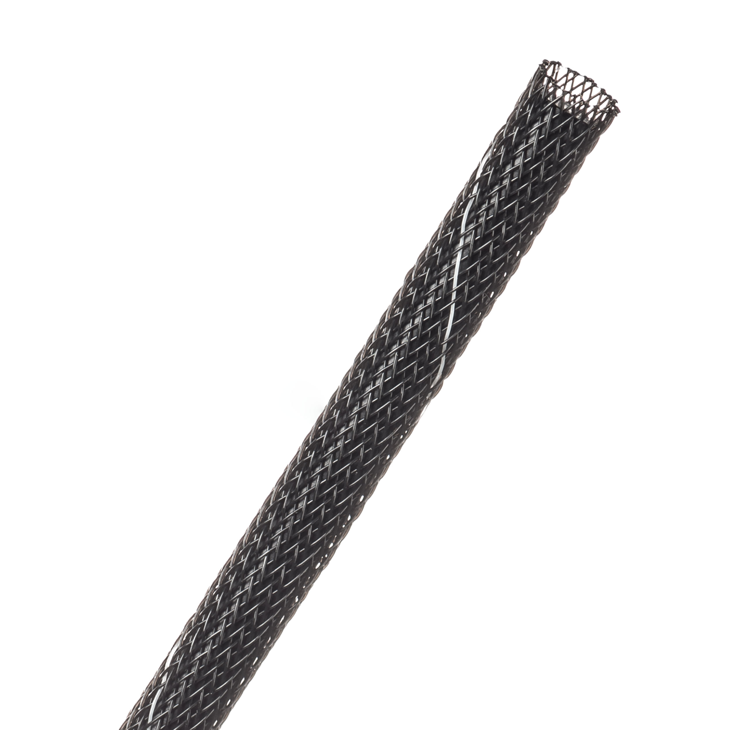 Flexo® Halar® - 6.35 mm - 60.96 m - Black w/ White Tracer