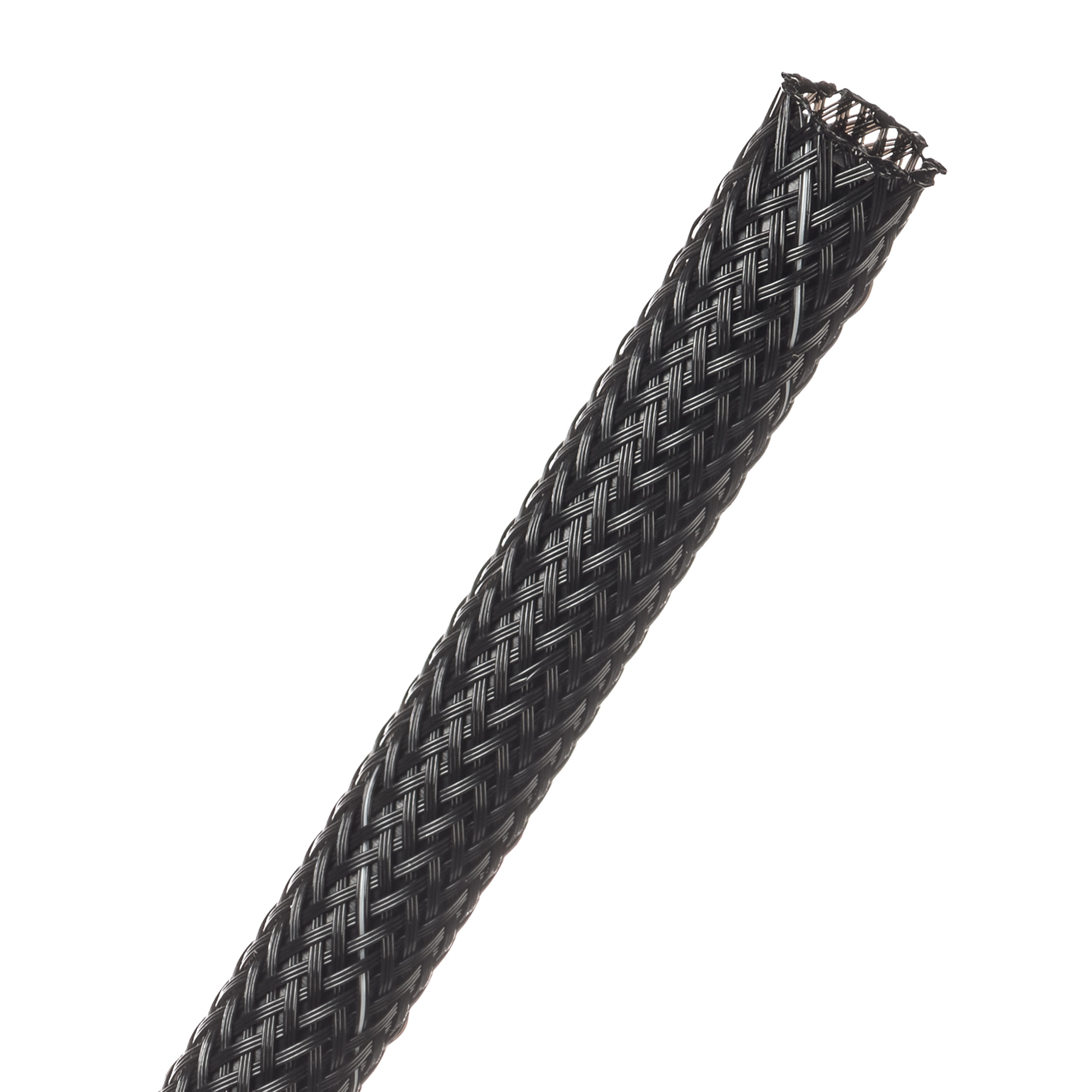 Flexo® Halar® - 9.53 mm - 38.10 m - Black w/ White Tracer