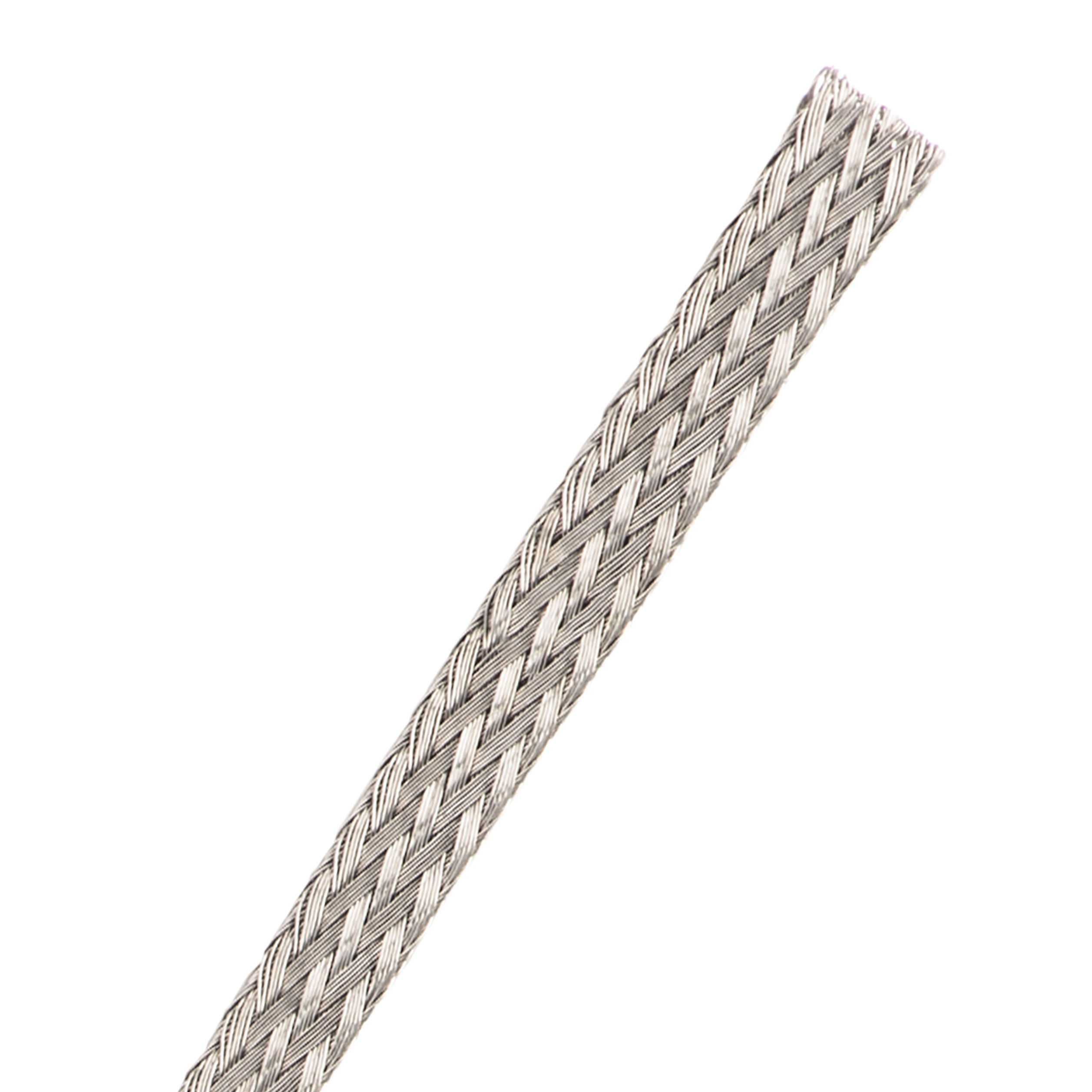 Tinned Copper Flat - 4.76 mm - 76.20 m - Silver
