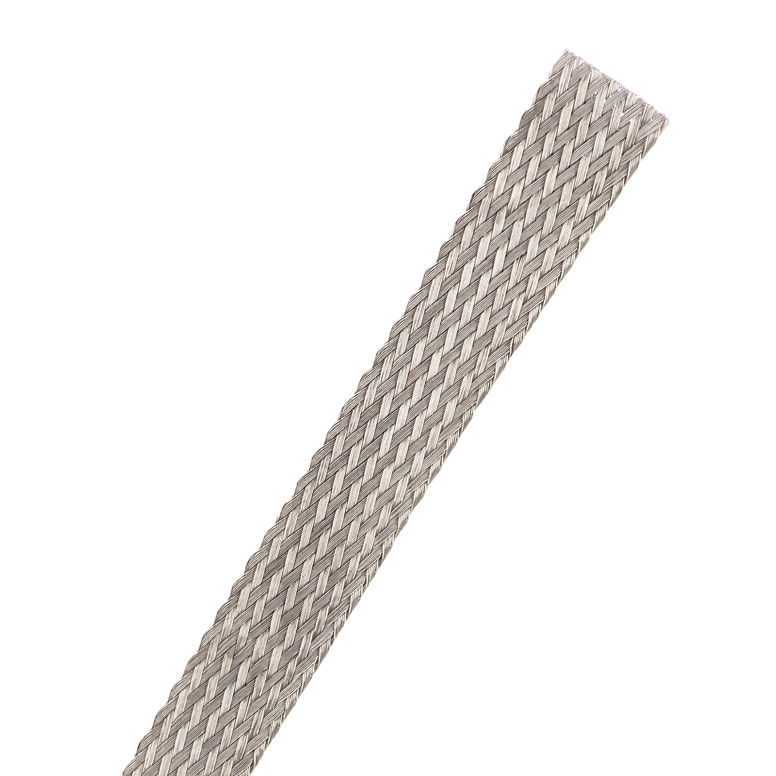 Tinned Copper Flat - 9.53 mm - 30.48 m - Silver