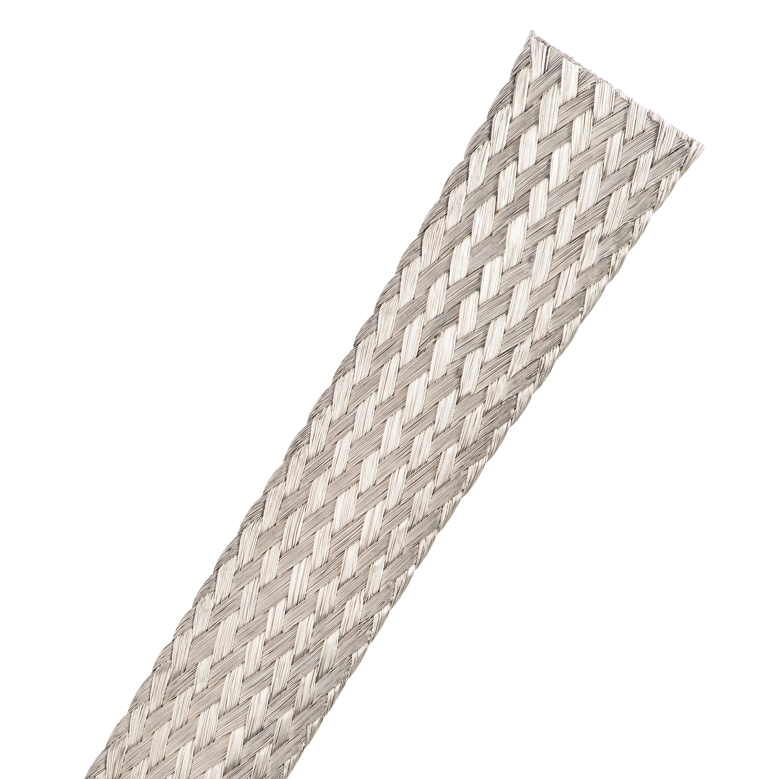 Tinned Copper Flat - 19 mm - 15.24 m - Silver