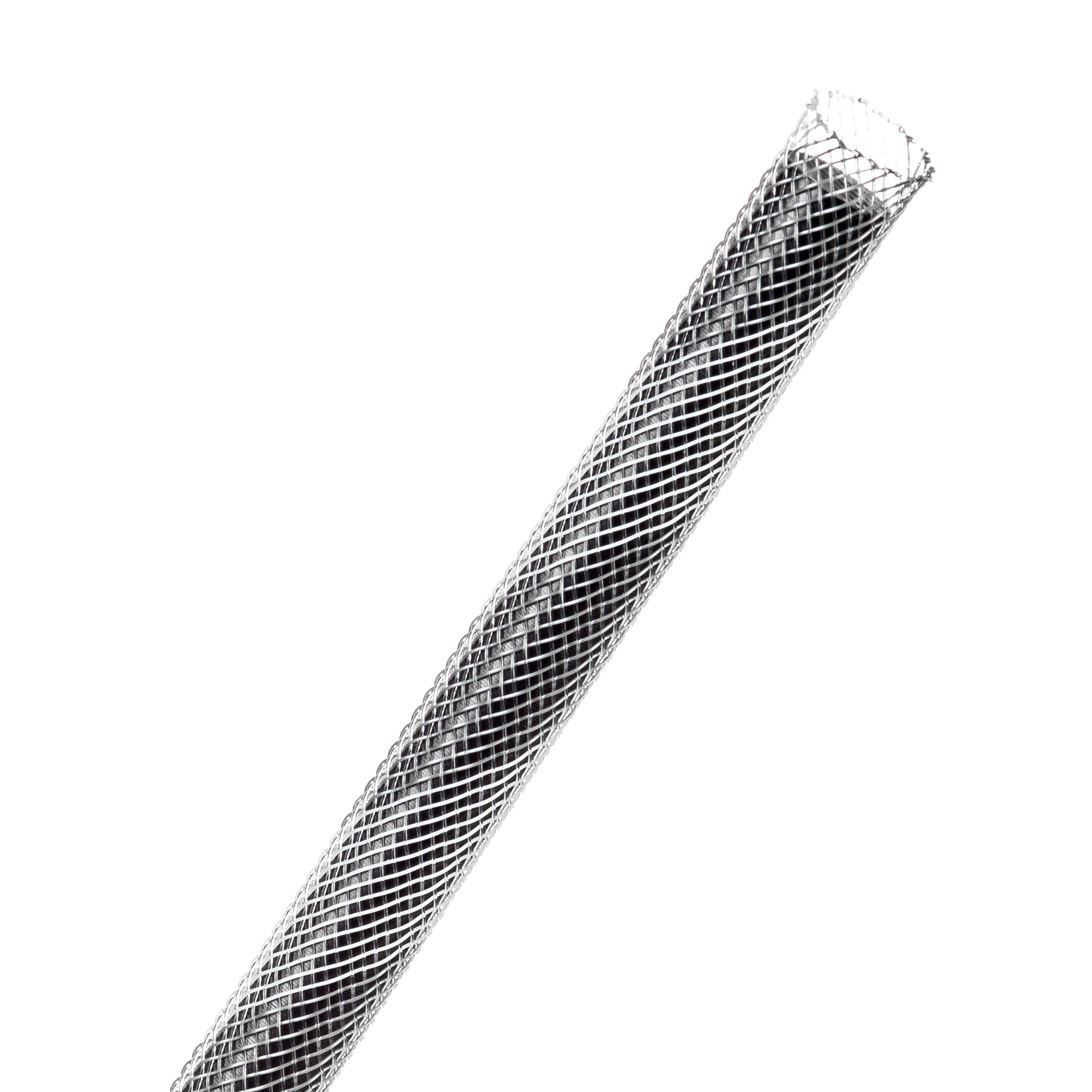 Flexo® PET - 6.35 mm - 304.79 m - Gray w/ White Tracer main product photo