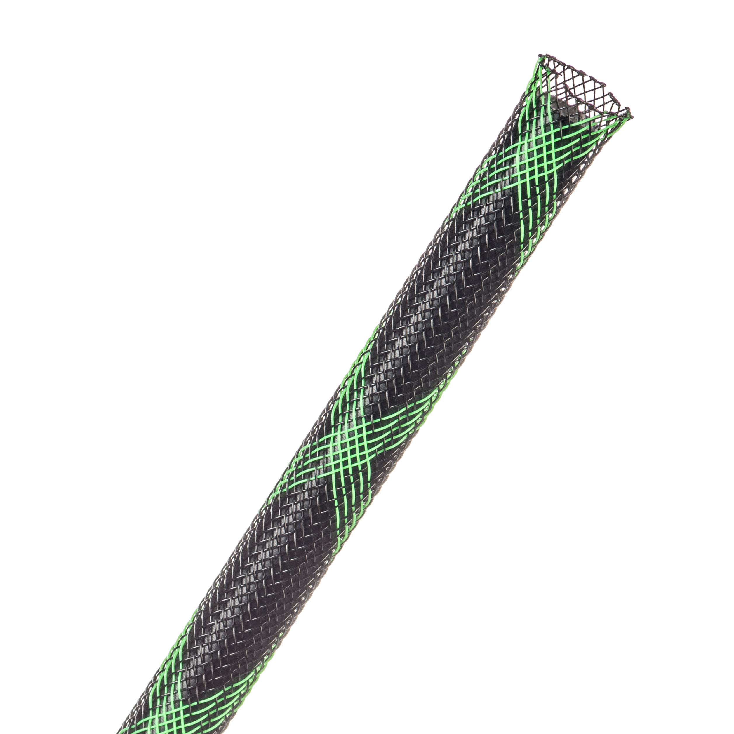 Flexo® PET - 6.35 mm - 304.79 m - Black/Neon Green Spyder main product photo
