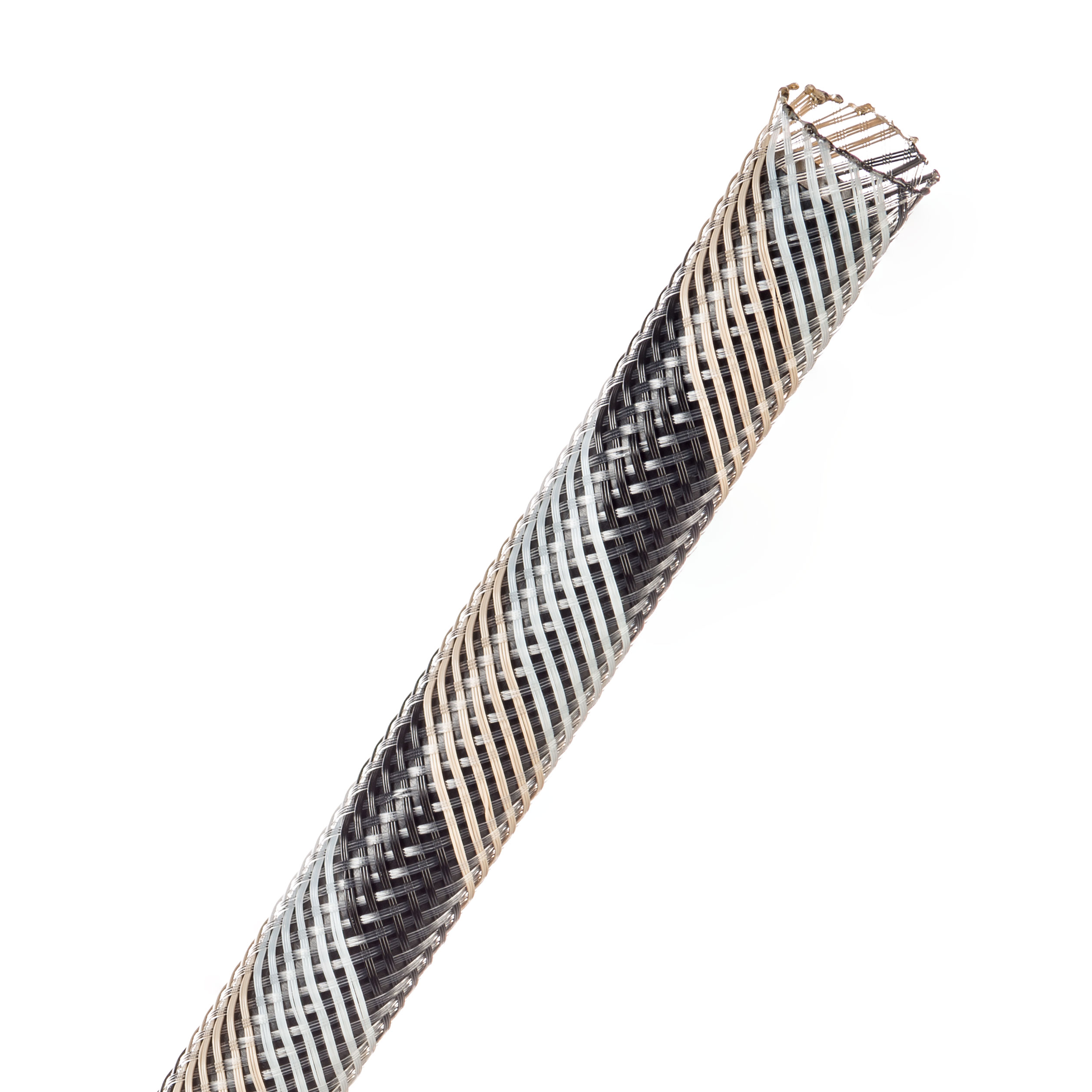 Flexo® PET - 9.53 mm - 18.29 m - White/Beige/Black