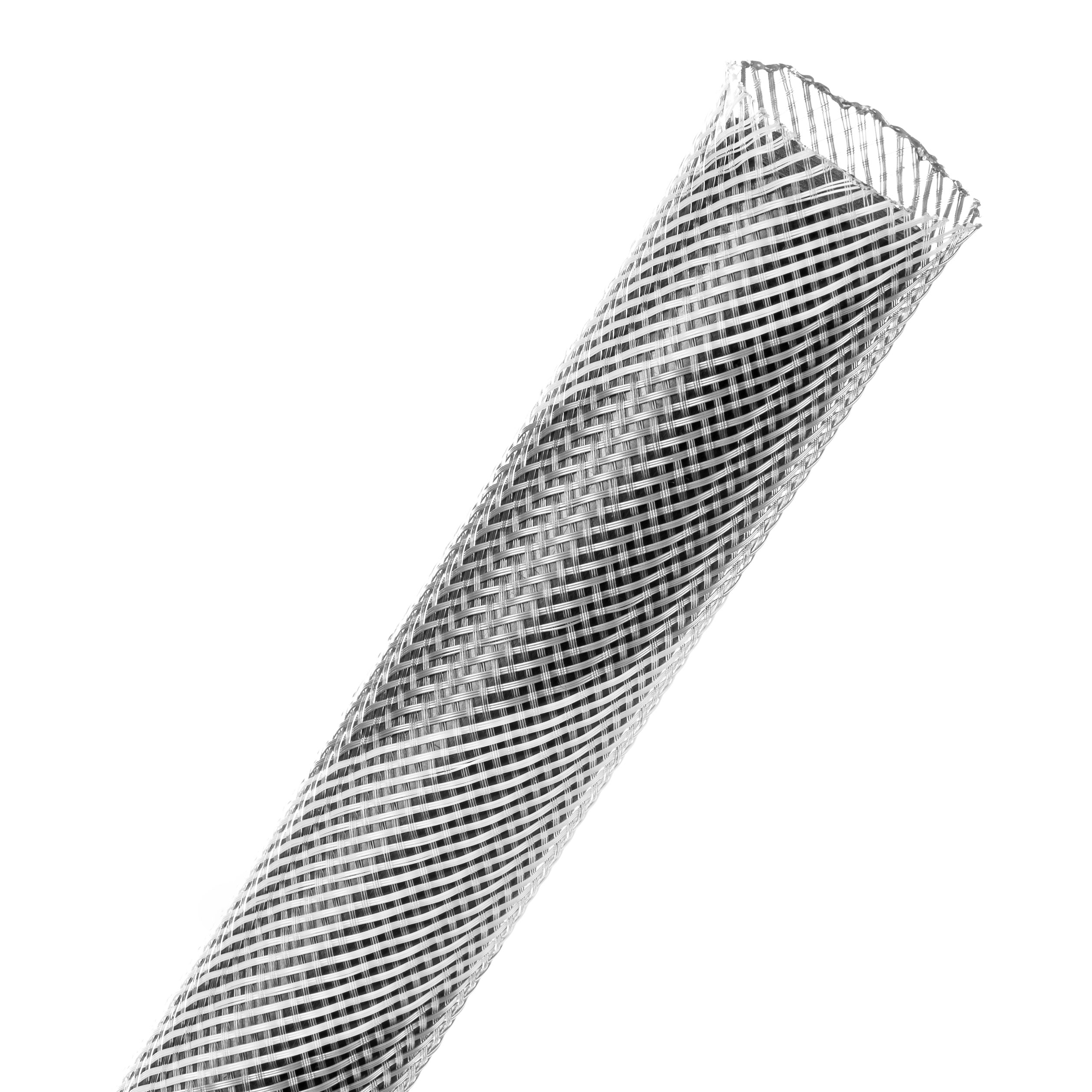 Flexo® PET - 19 mm - 76.20 m - Gray w/ White Tracer main product photo