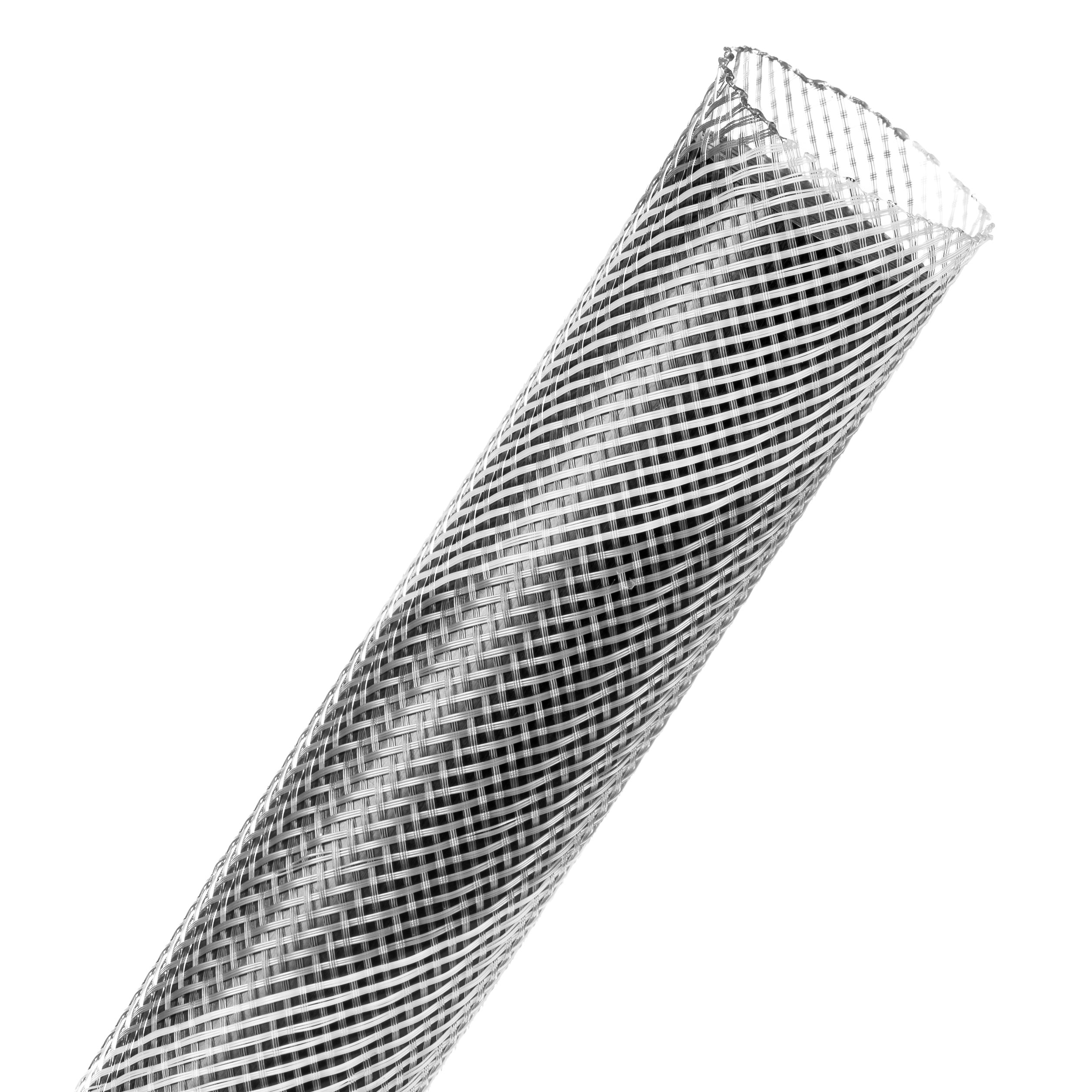 Flexo® PET - 25.4 mm - 19.81 m - Gray w/ White Tracer main product photo