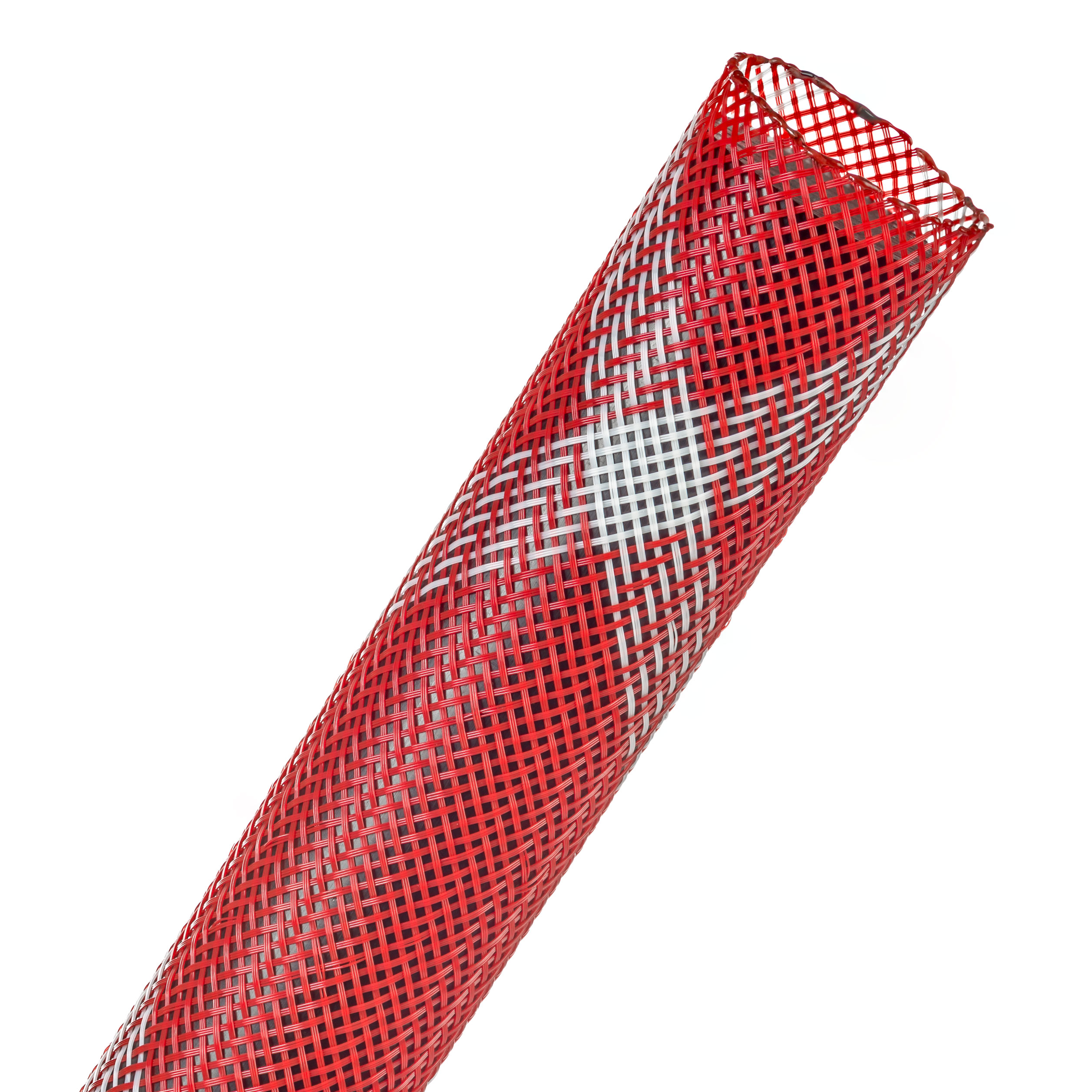 Flexo® PET - 25.4 mm - 76.20 m - Red/White Tracer Spyder