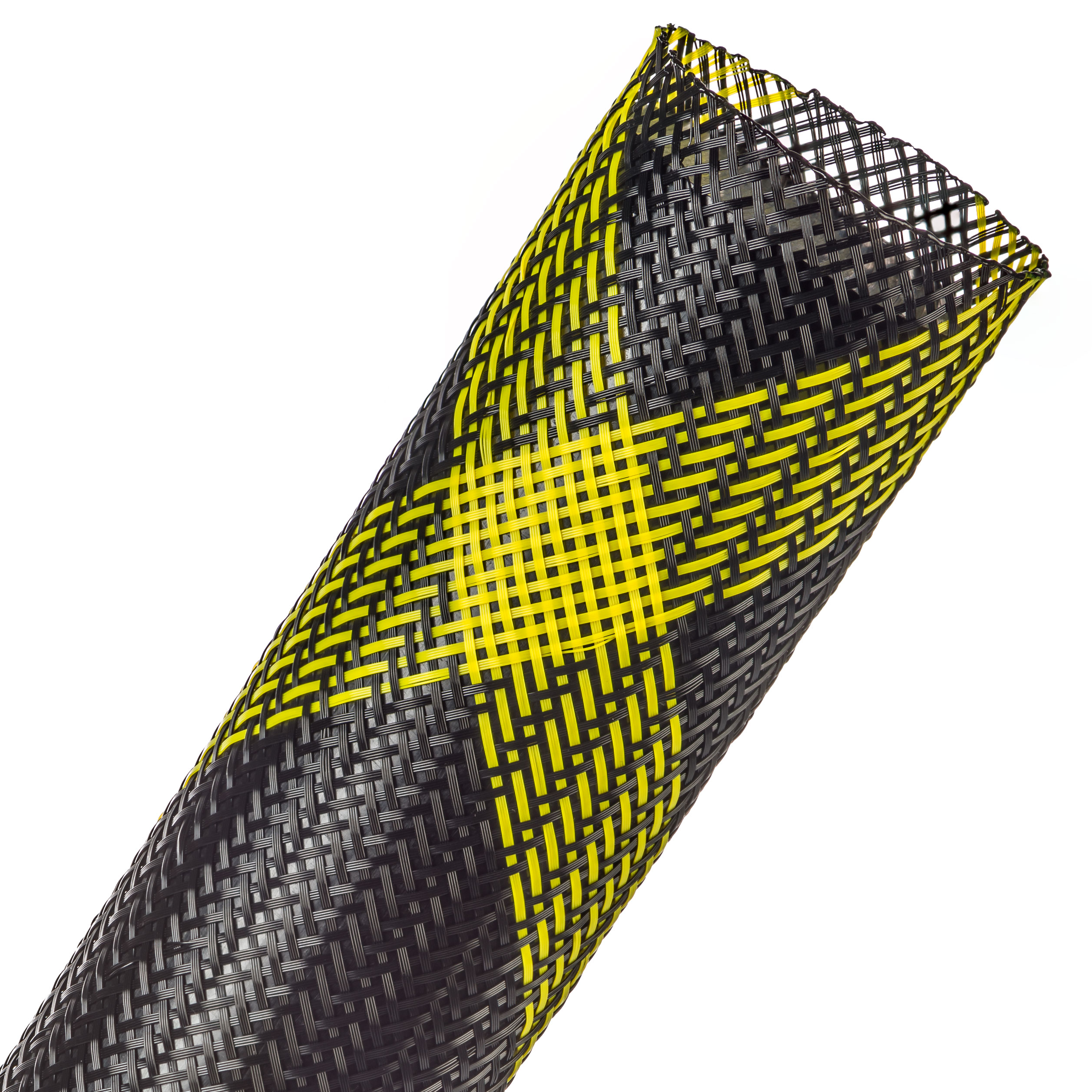 Flexo® PET - 38.1 mm - 60.96 m - Black/Yellow Spyder