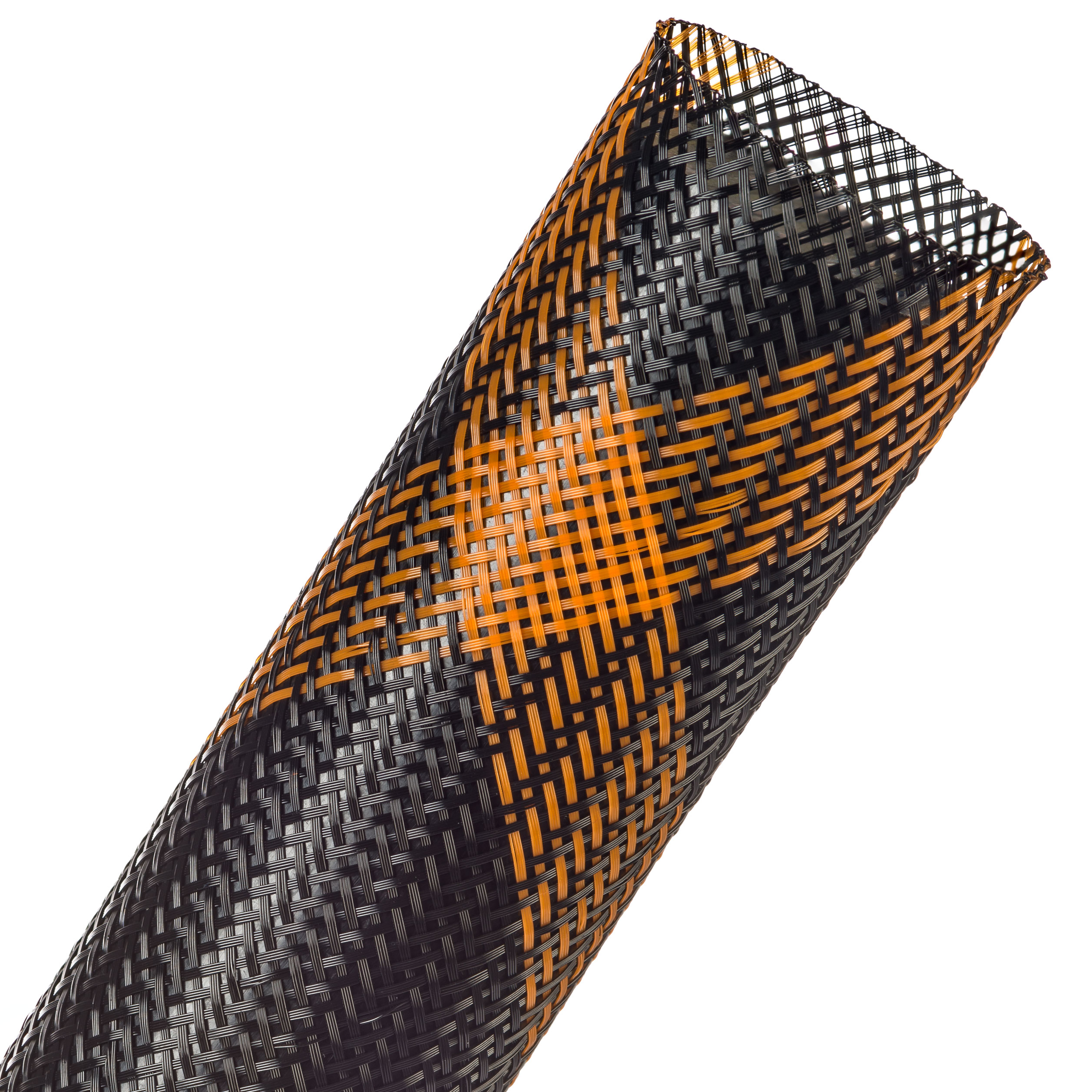 Flexo® PET - 38.1 mm - 12.19 m - Black/Orange Spyder