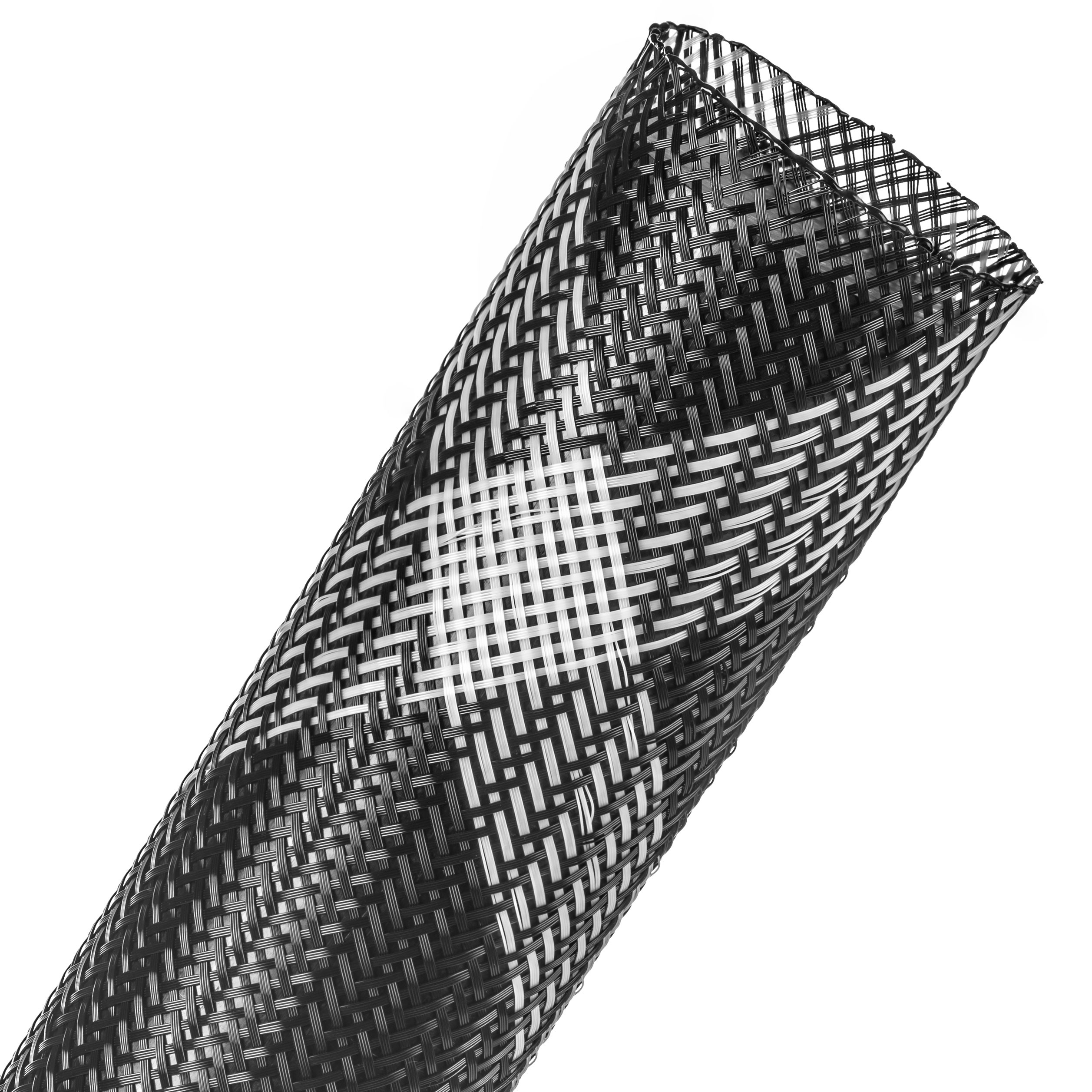 Flexo® PET - 38.1 mm - 12.19 m - Black/White Tracer Spyder main product photo