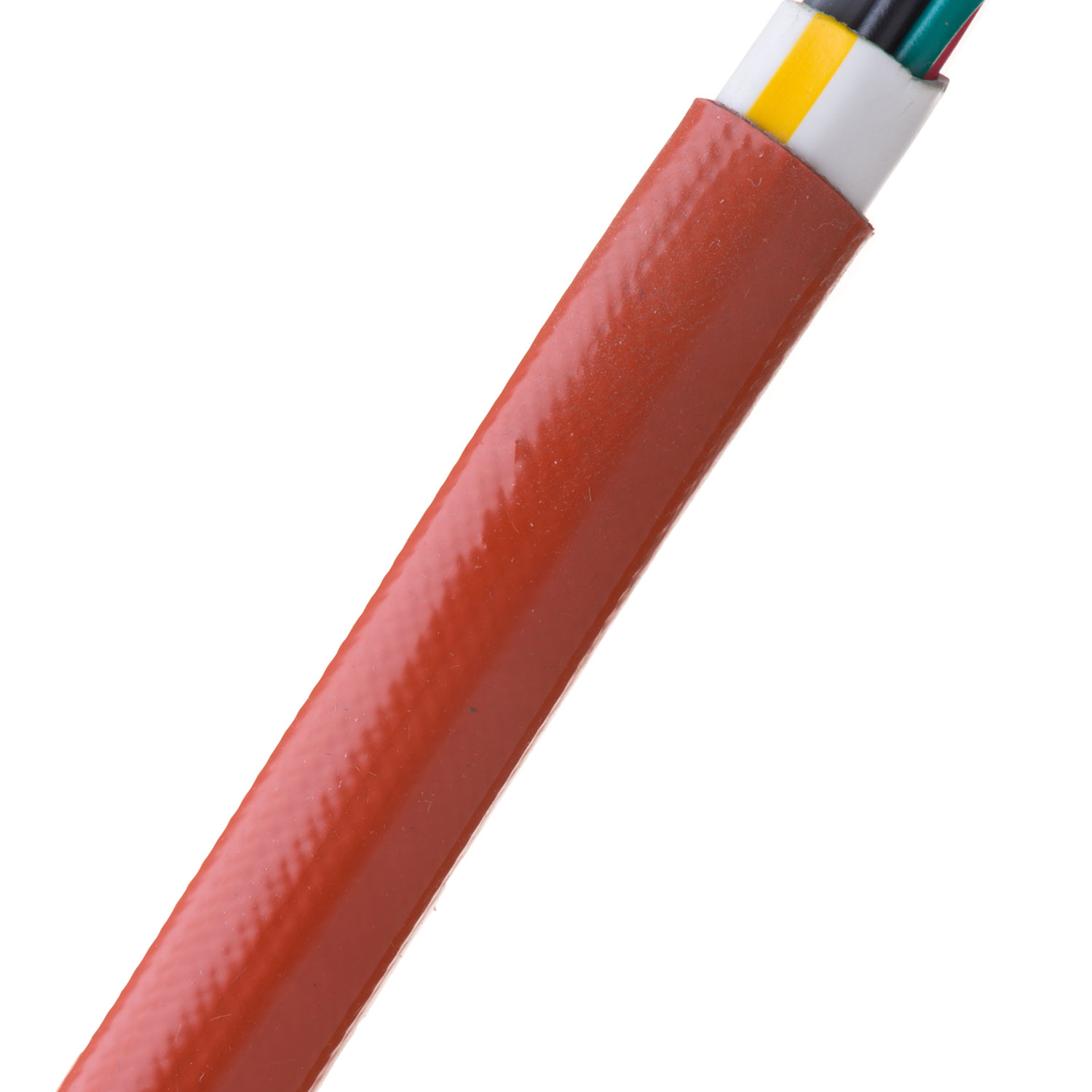 FR Silicone Flex Glass - Grade A - 9.53 mm - 15.24 m - Red main product photo