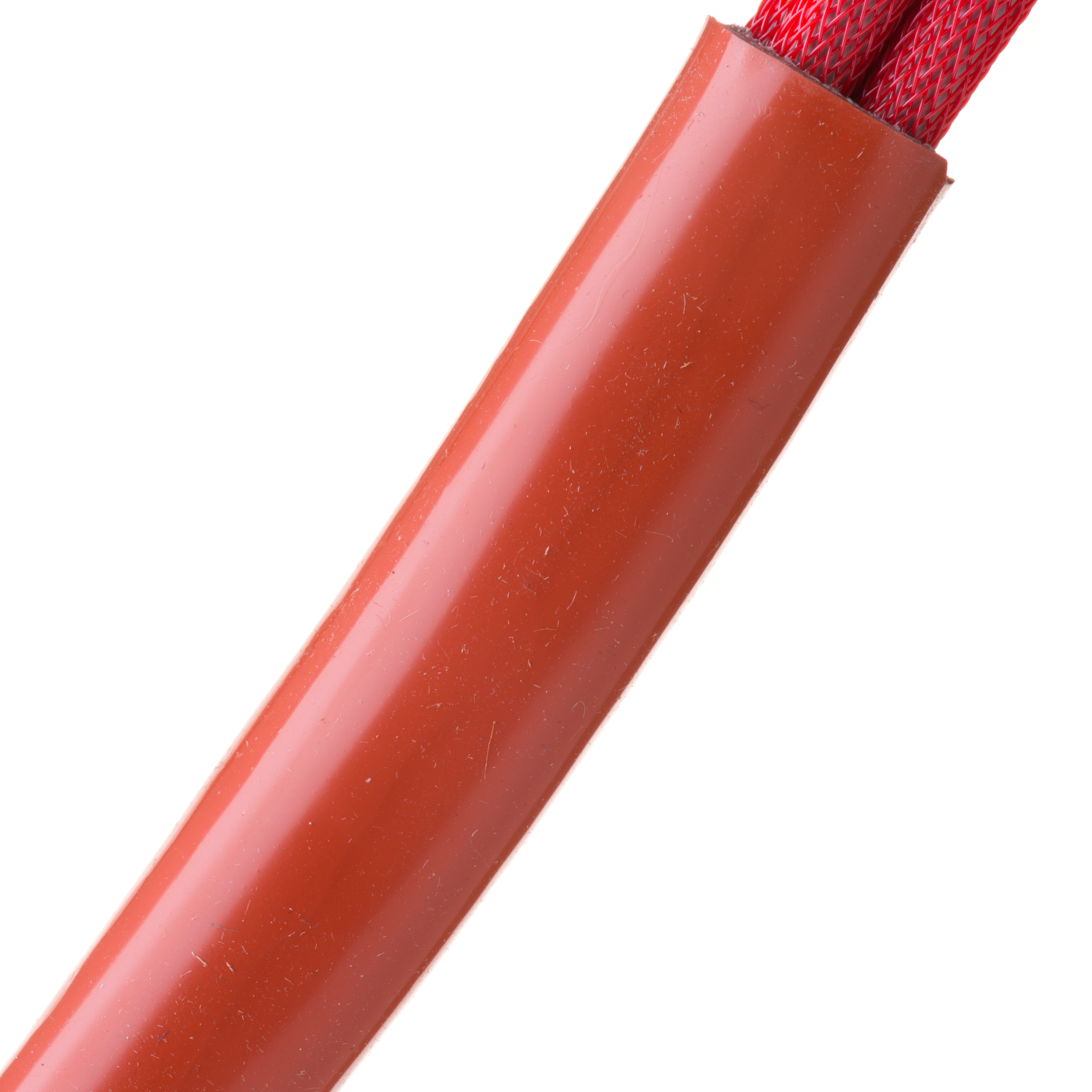 FR Silicone Flex Glass - Grade A - 12.7 mm - 30.48 m - Red main product photo