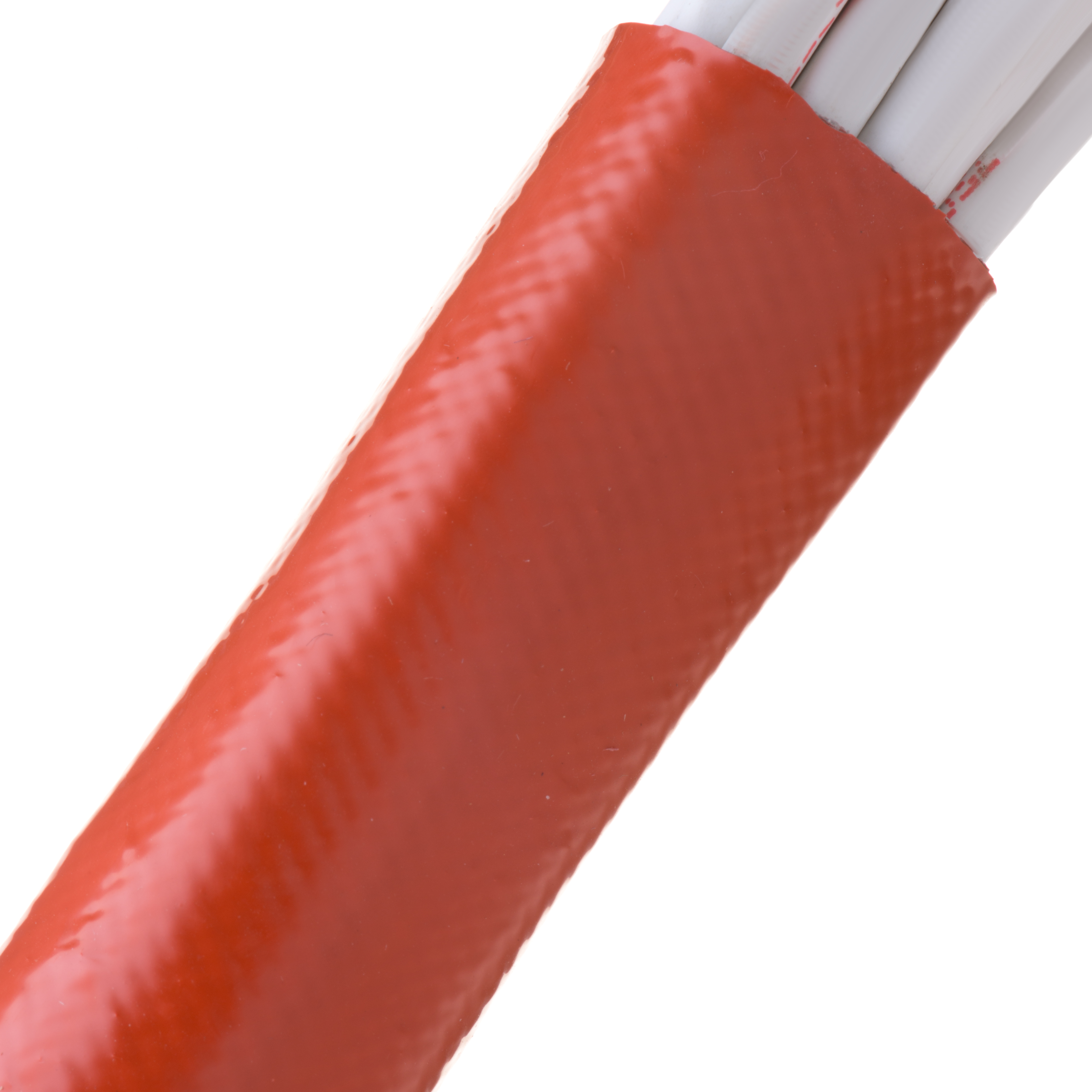 FR Silicone Flex Glass - Grade A - 22.2 mm - 15.24 m - Red