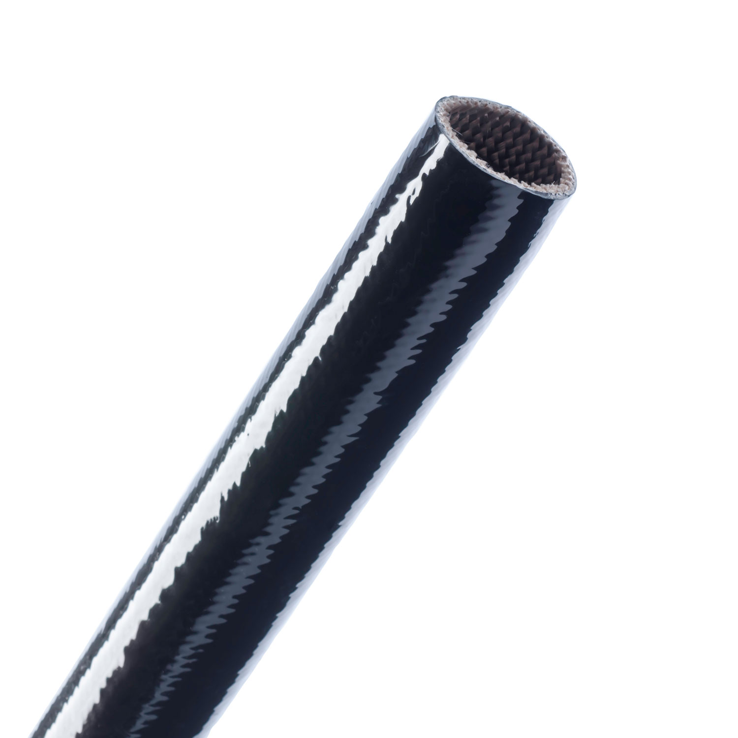 FR Silicone Flex Glass - Grade A - 25.4 mm - 15.24 m - Black