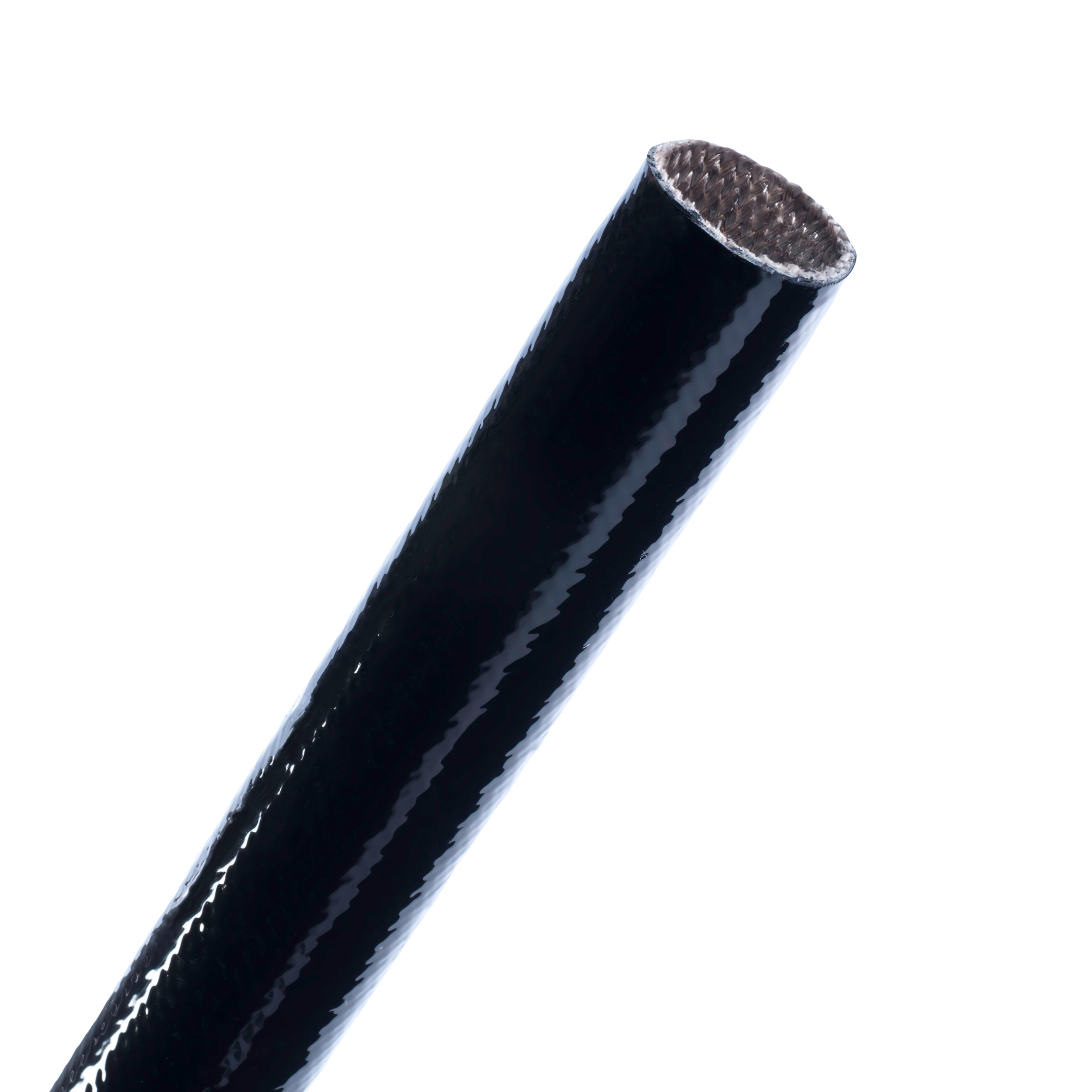 FR Silicone Flex Glass - Grade A - 31.75 mm - 15.24 m - Black