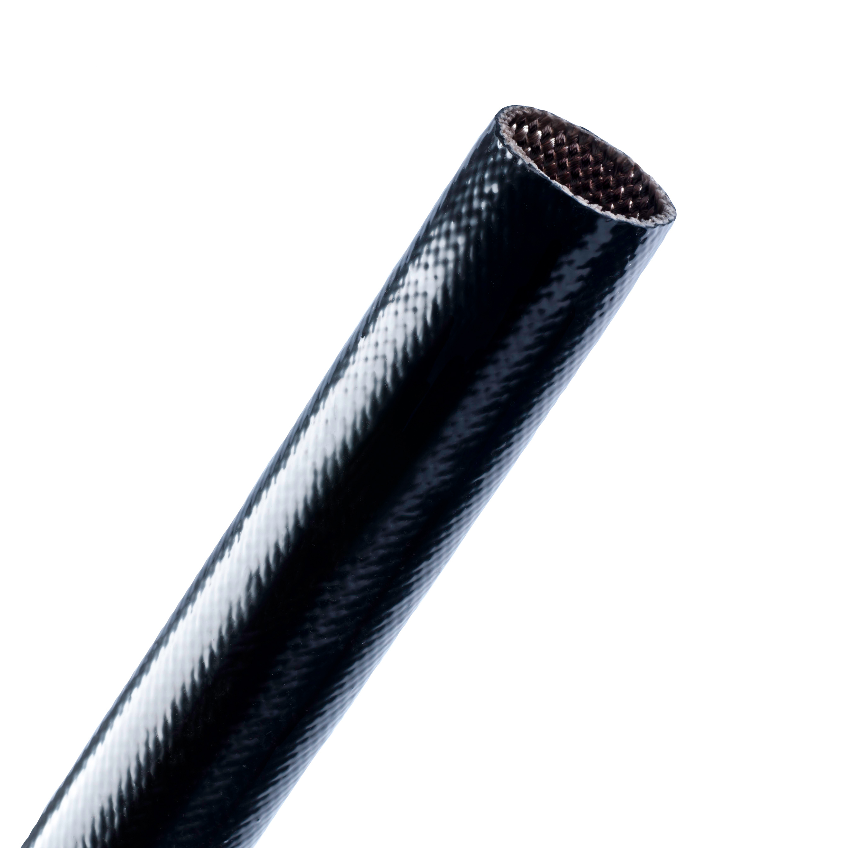 FR Silicone Flex Glass - Grade A - 38.1 mm - 7.62 m - Black