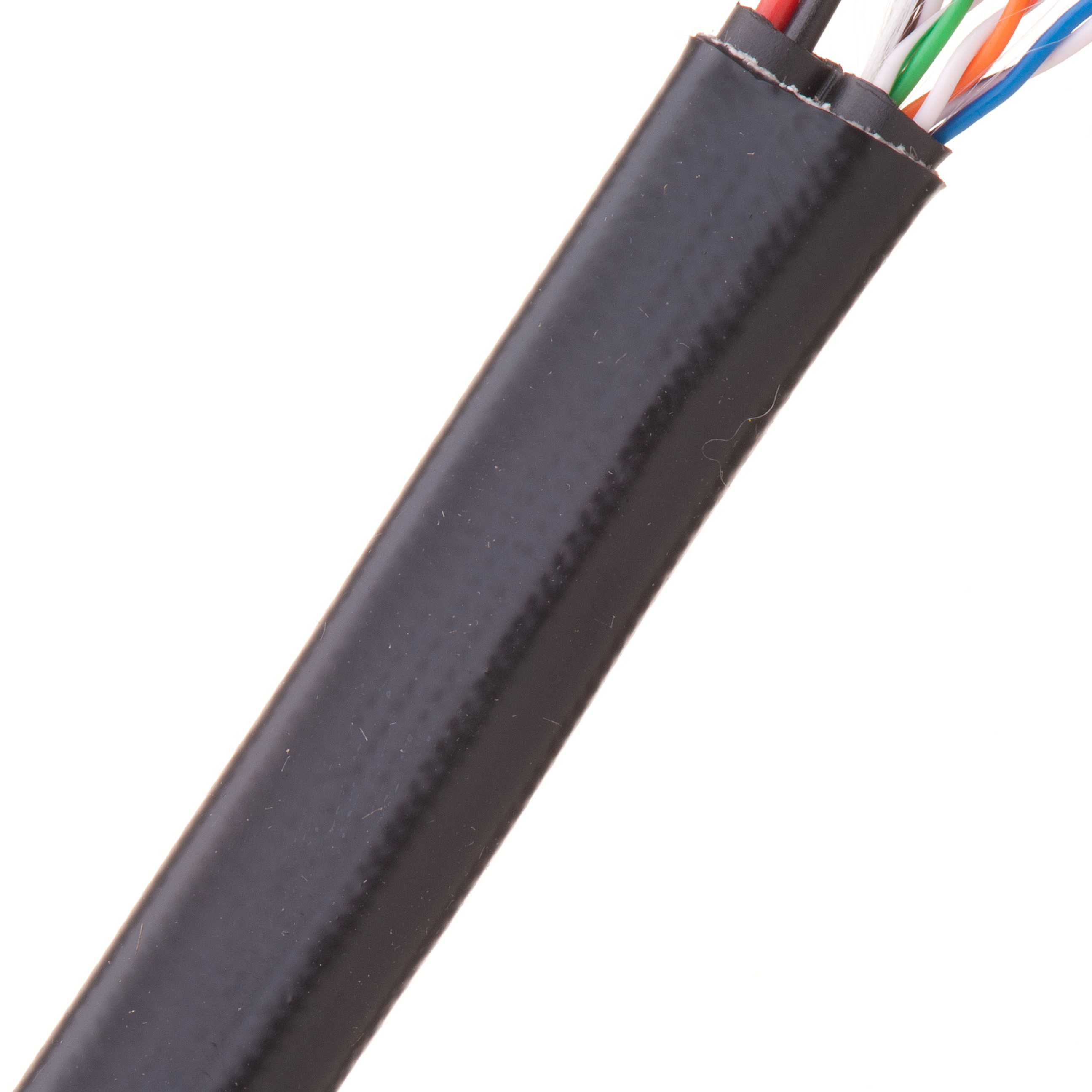 Silicone FR A Fiberglass 1 AWG - 15.24 m - Black