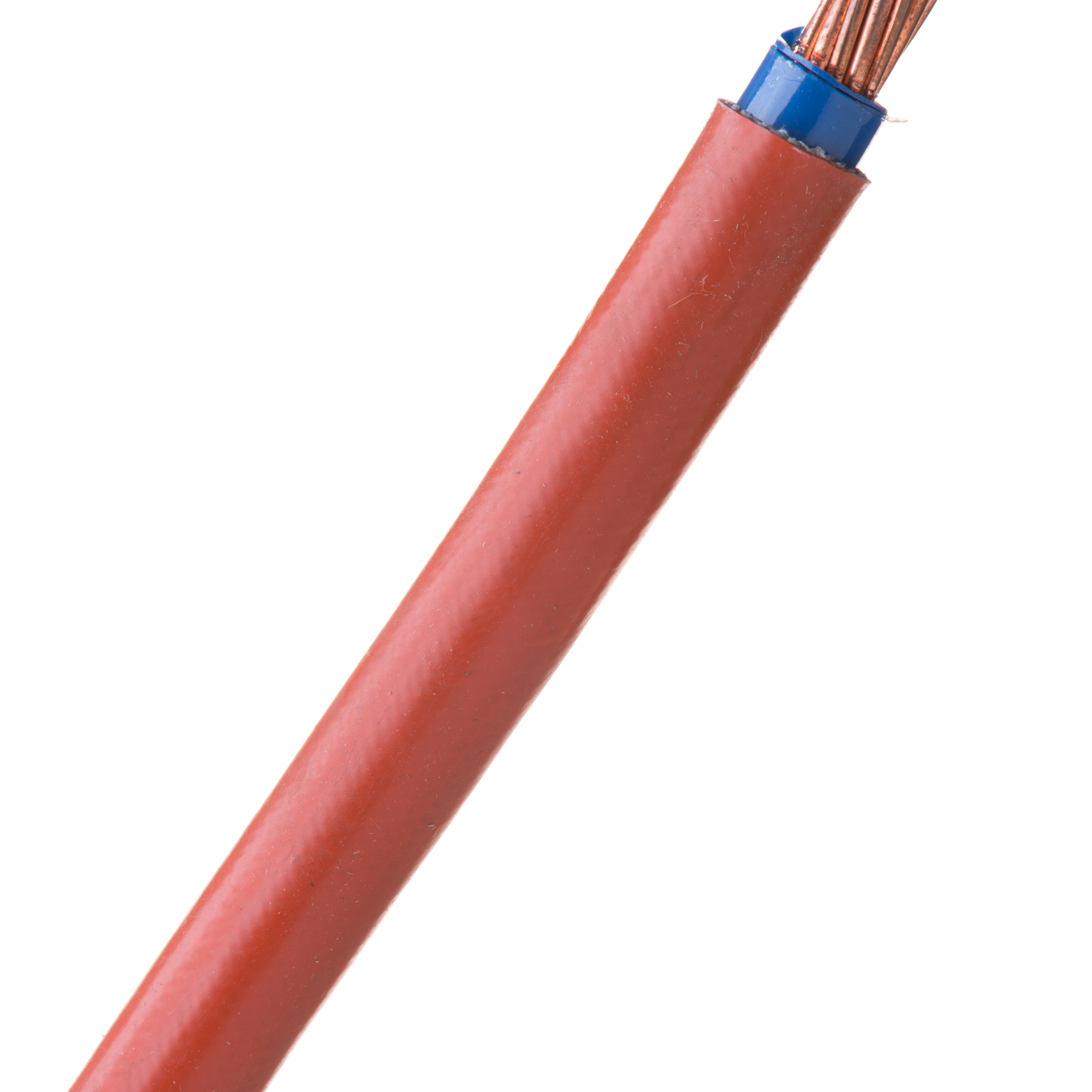 Silicone FR A Fiberglass 1 AWG - 15.24 m - Red