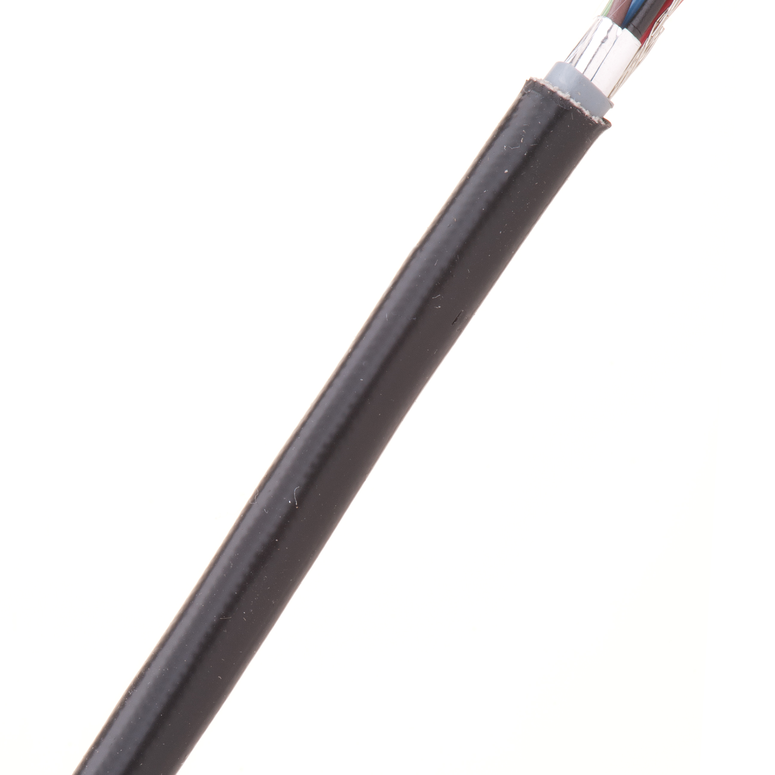 Silicone FR A Fiberglass 6 AWG - 76.20 m - Black
