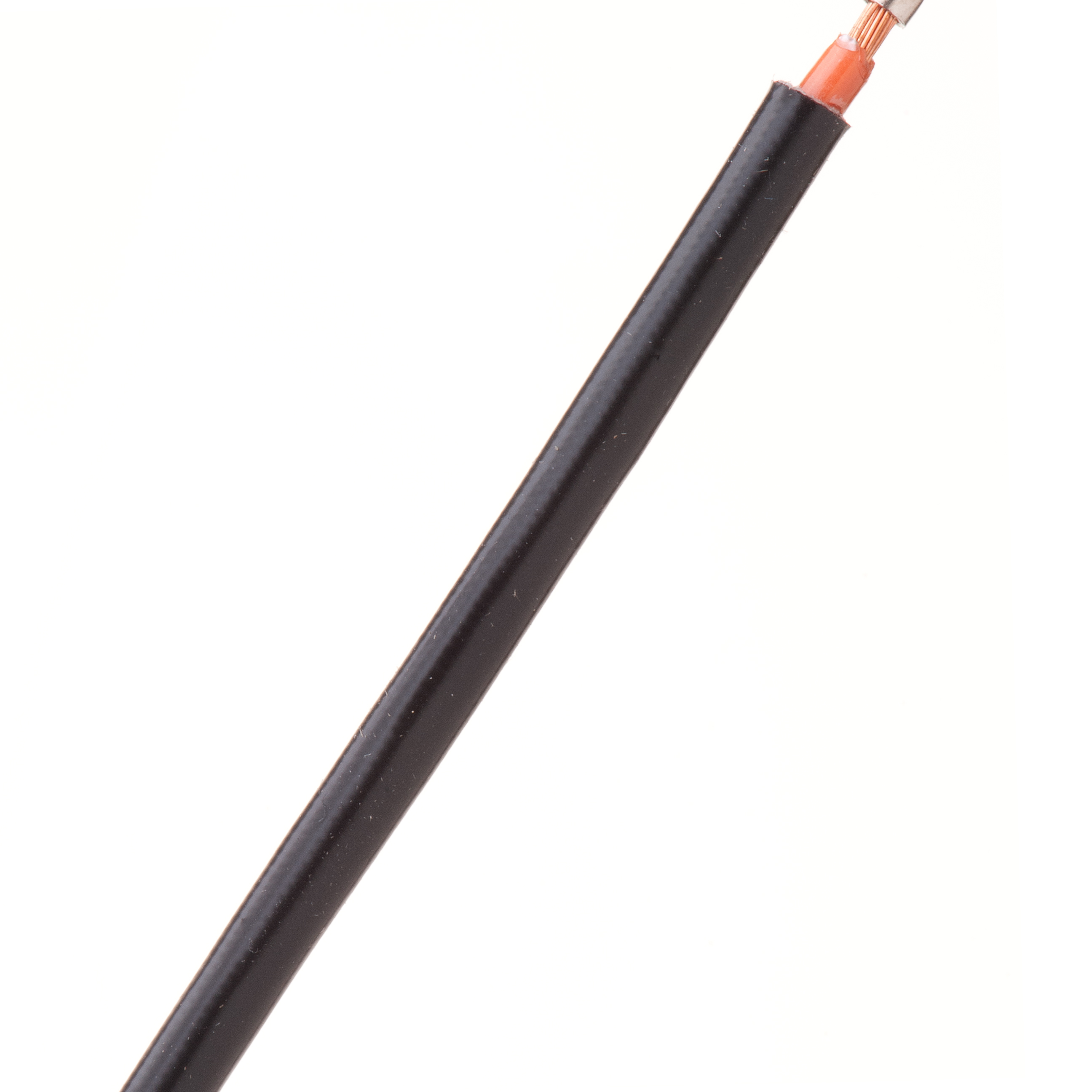 Silicone FR A Fiberglass 10AWG - 30.48 m - Black main product photo